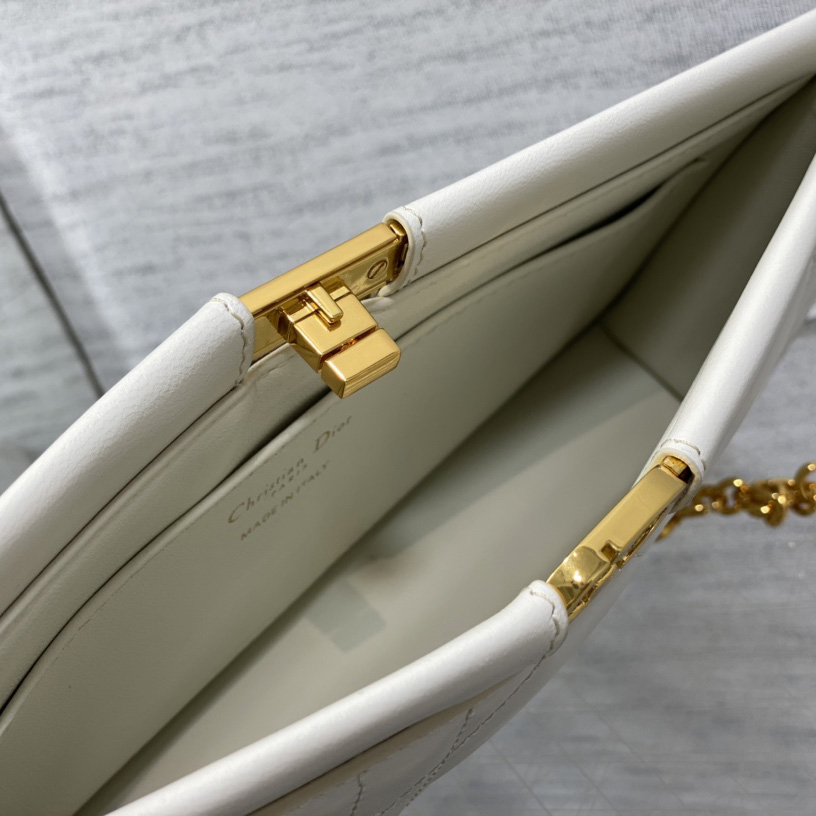 Dior Caro Colle Noire Clutch With Chain - DopestKickz