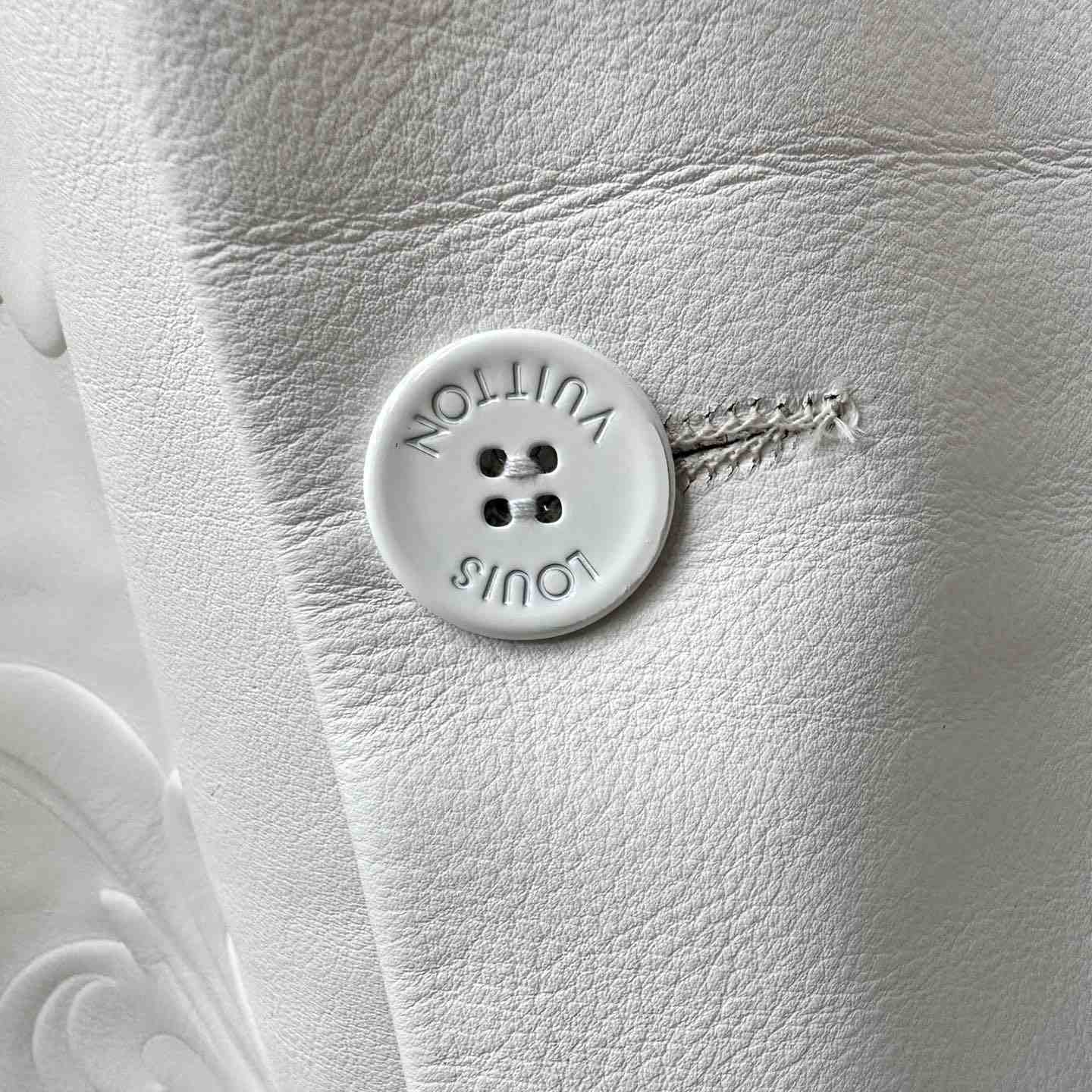 Louis Vuitton LV Ornaments Leather Coat - DopestKickz