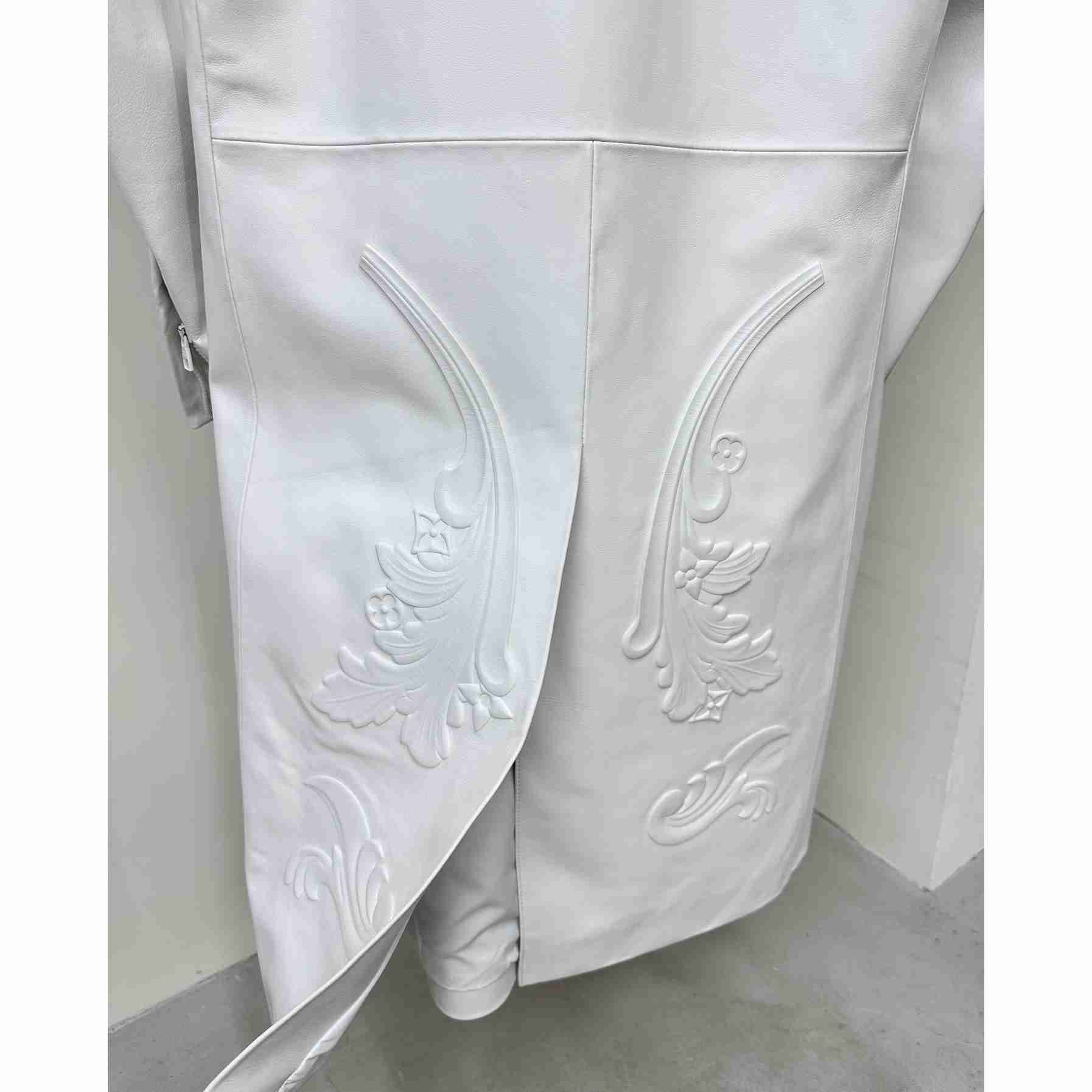 Louis Vuitton LV Ornaments Leather Coat - DopestKickz