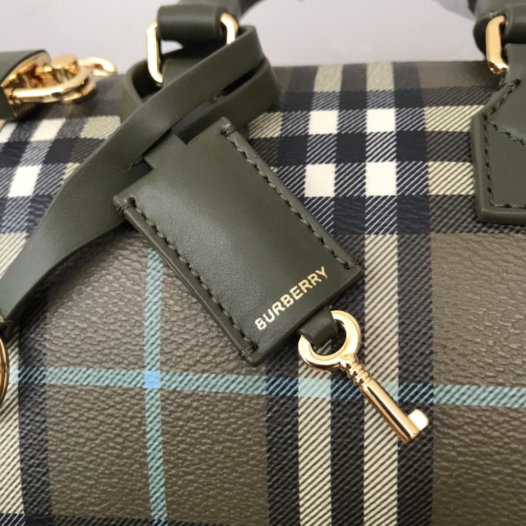 Burberry Check Mini Bowling Bag - DopestKickz