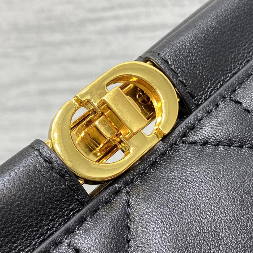 Dior Caro Colle Noire Clutch With Chain - DopestKickz