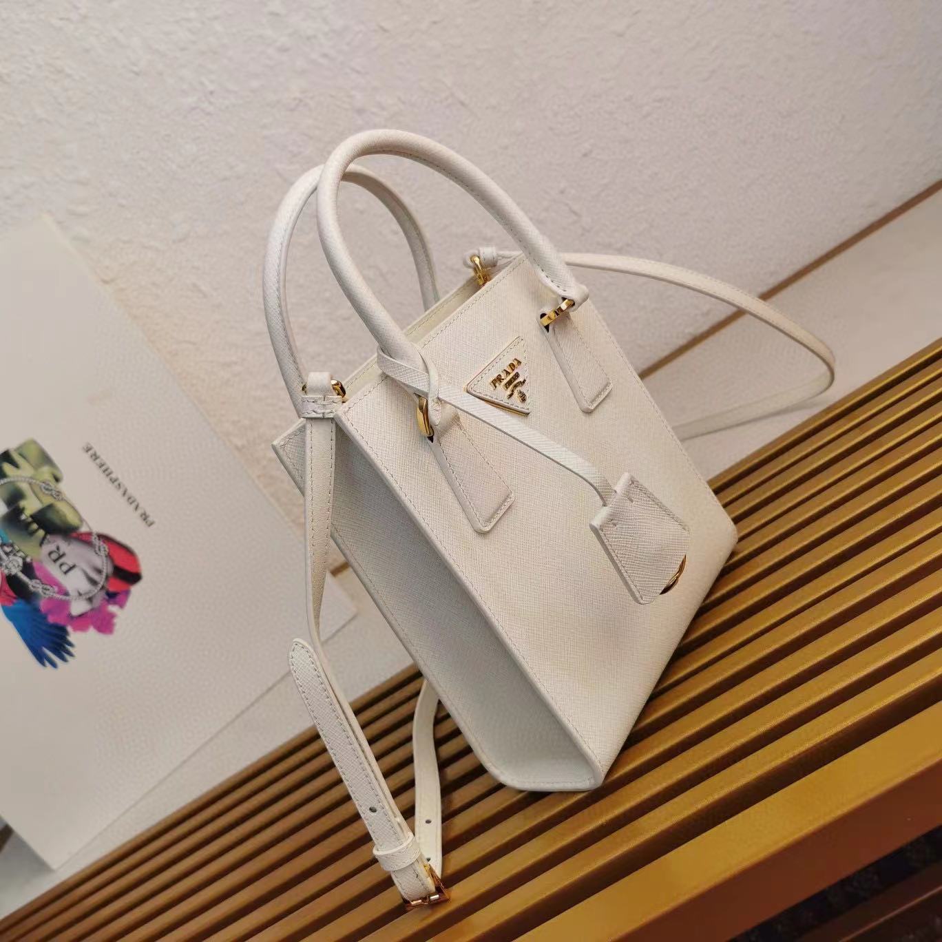 Prada Saffiano Leather Handbag - DopestKickz