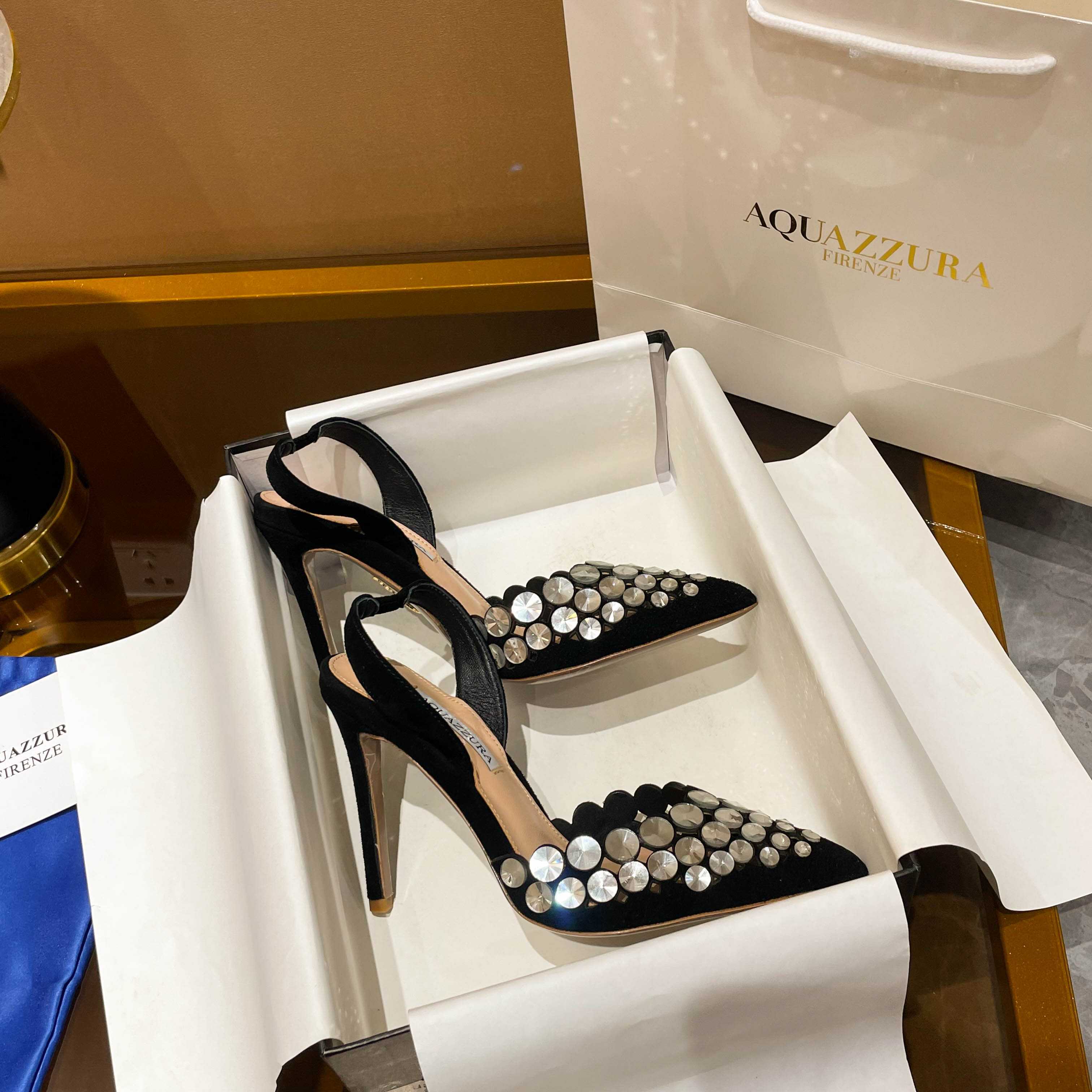 Aquazzura Maxi-Tequila Sling 105 - DopestKickz