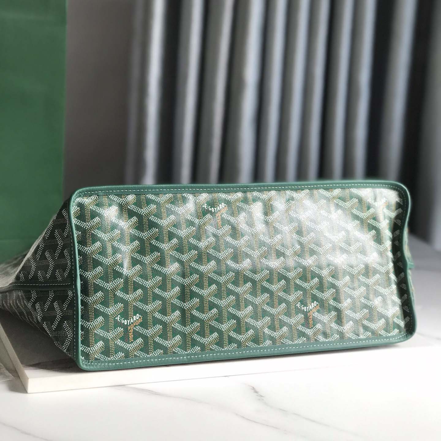 Goyard Saint Louis Tote Pm Green  (34-28-15cm) - DopestKickz