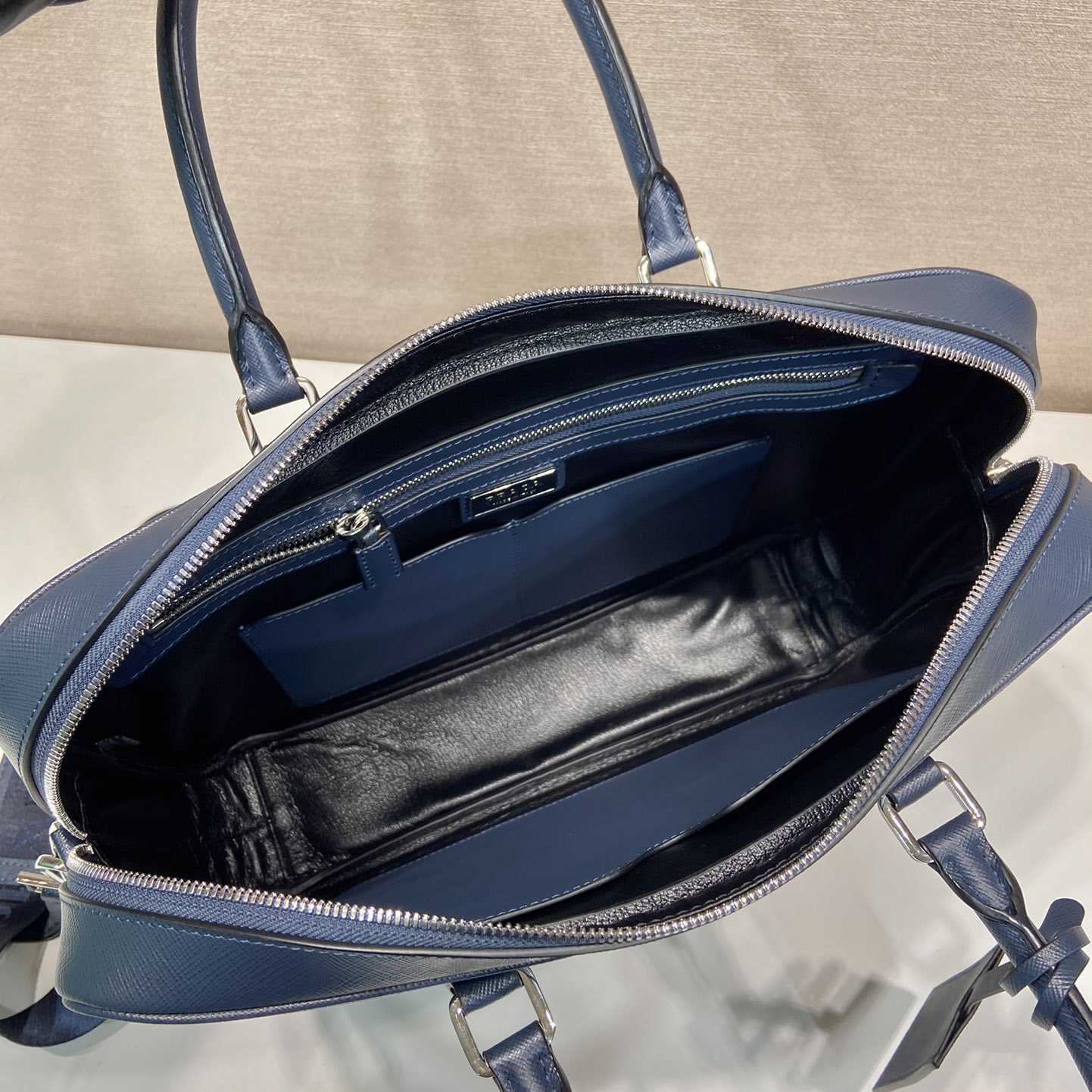 Prada Saffiano Leather Work Bag - DopestKickz