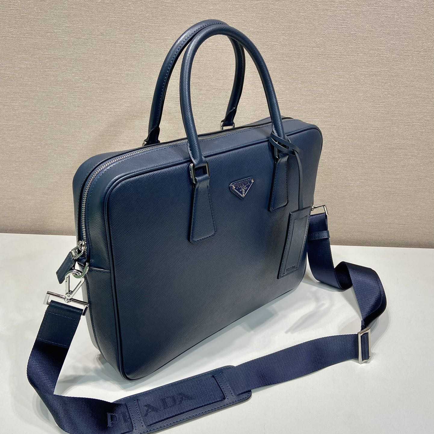 Prada Saffiano Leather Work Bag - DopestKickz