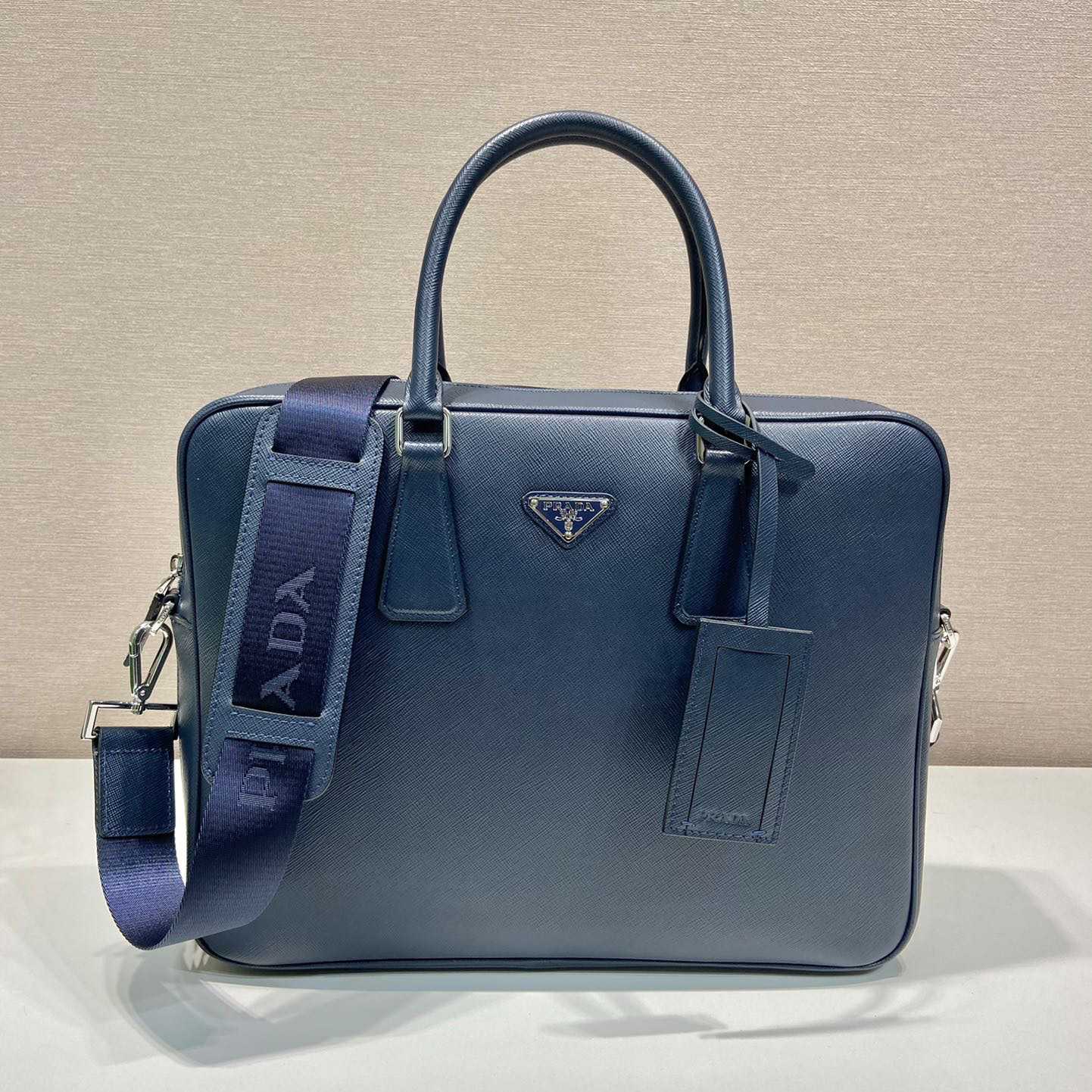 Prada Saffiano Leather Work Bag - DopestKickz