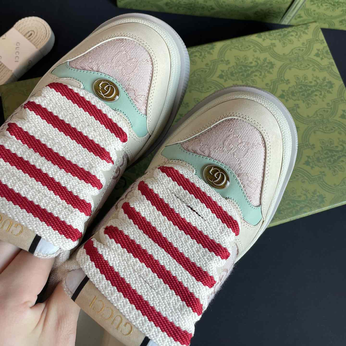 Gucci Women's Screener Sneaker - DopestKickz