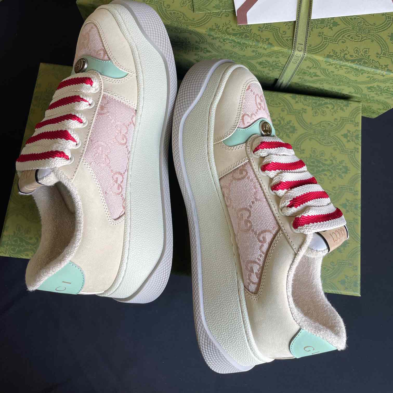 Gucci Women's Screener Sneaker - DopestKickz
