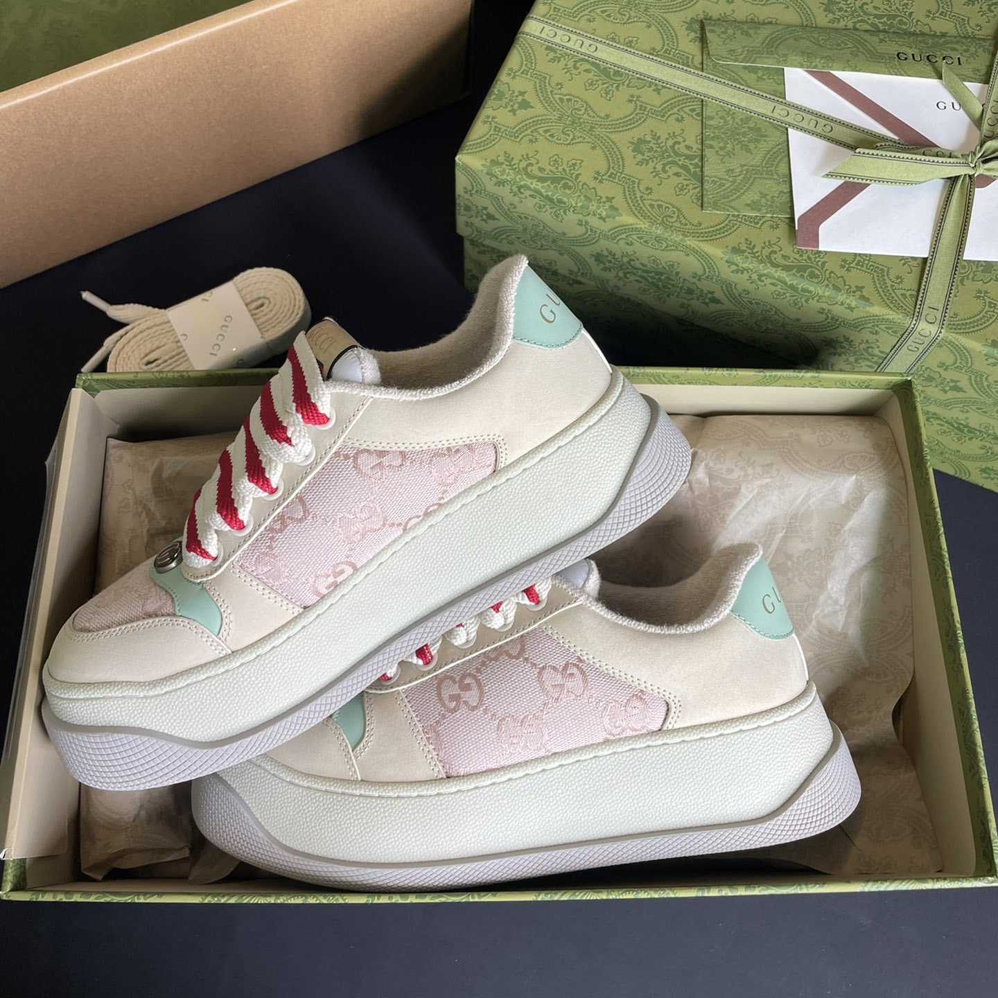 Gucci Women's Screener Sneaker - DopestKickz