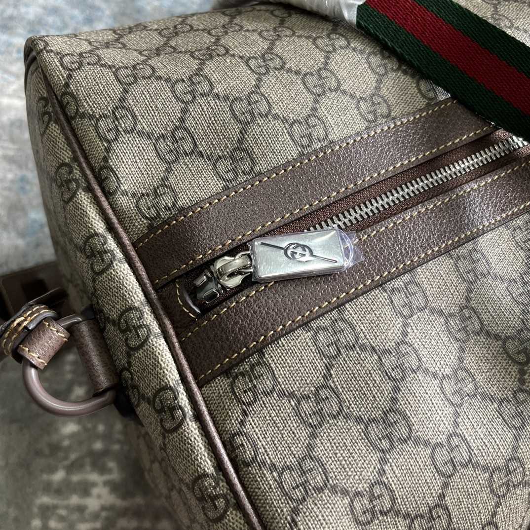Gucci Maxi Duffle Bag With Web(45.5x 29x 27cm) - DopestKickz