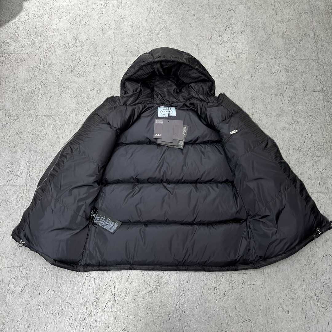 Prada Re-Nylon Hooded Down Jacket - DopestKickz