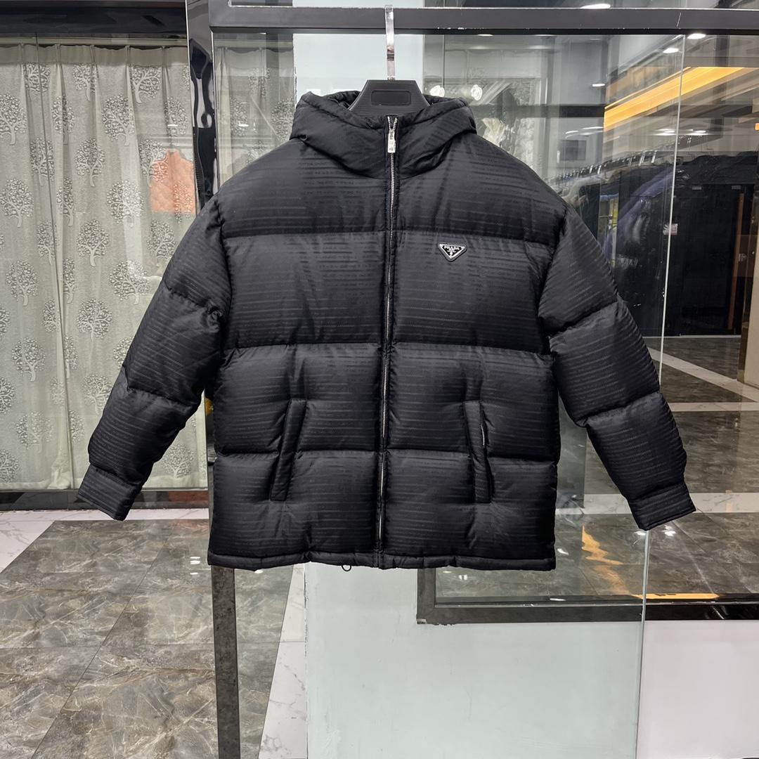 Prada Re-Nylon Hooded Down Jacket - DopestKickz