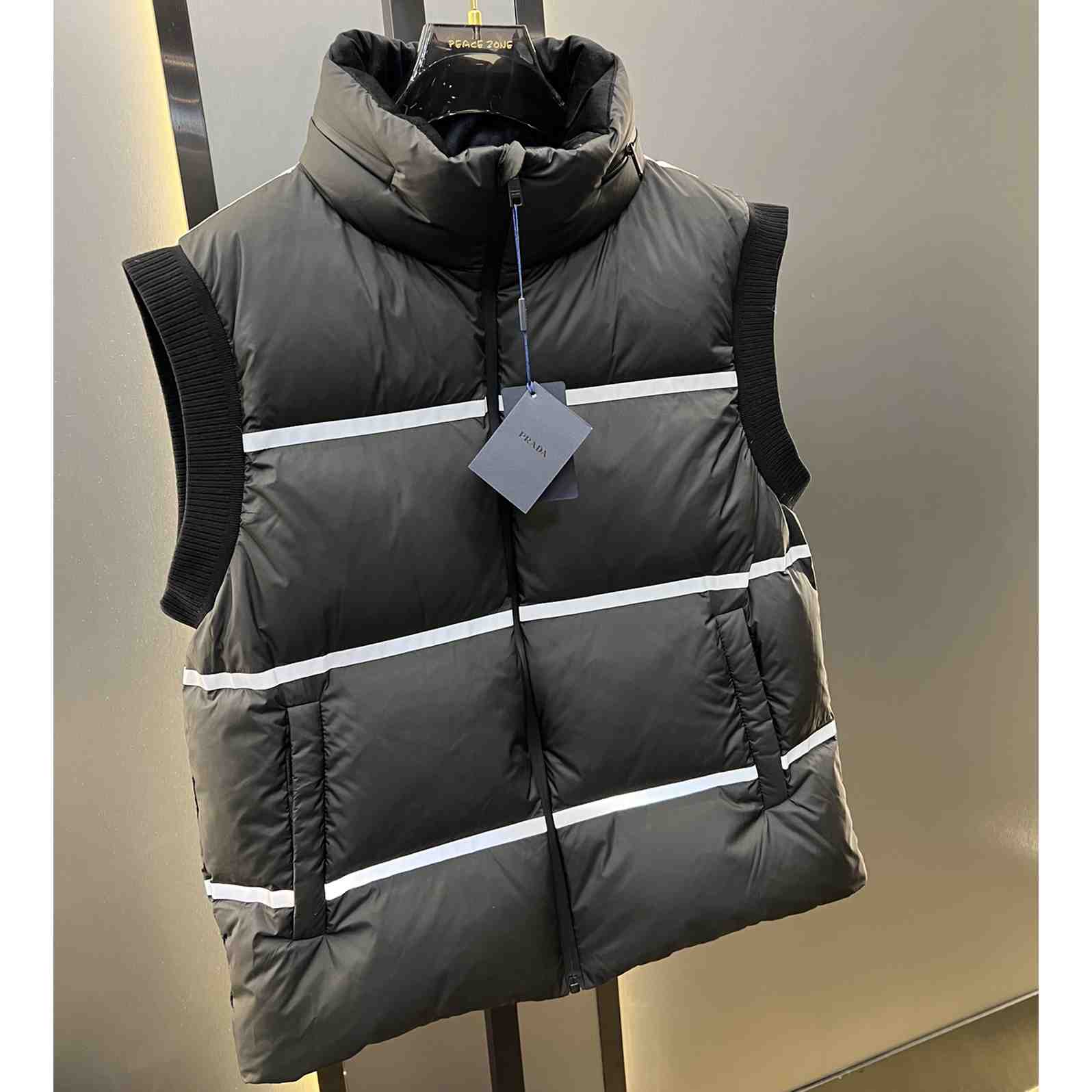 Prada Light Technical Fabric Down Vest - DopestKickz