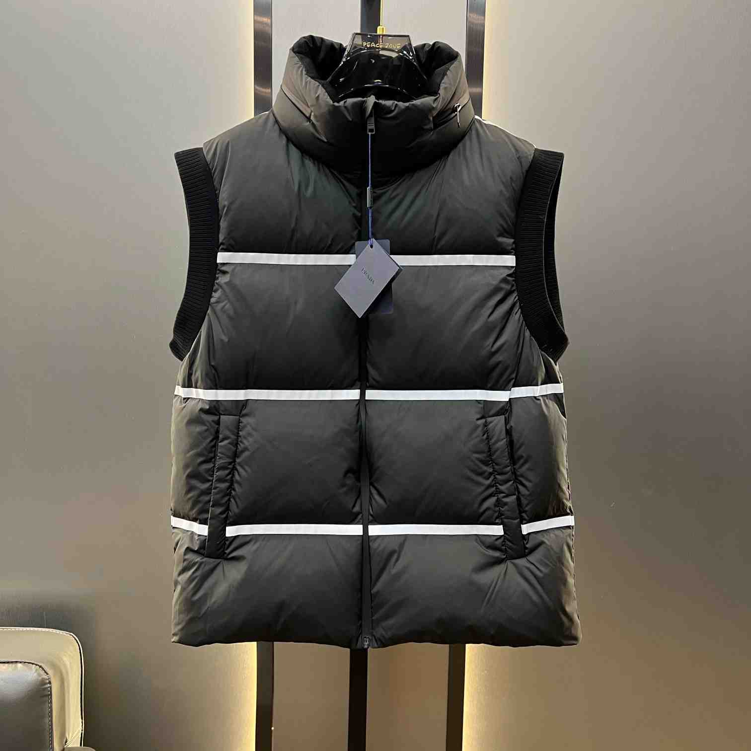 Prada Light Technical Fabric Down Vest - DopestKickz