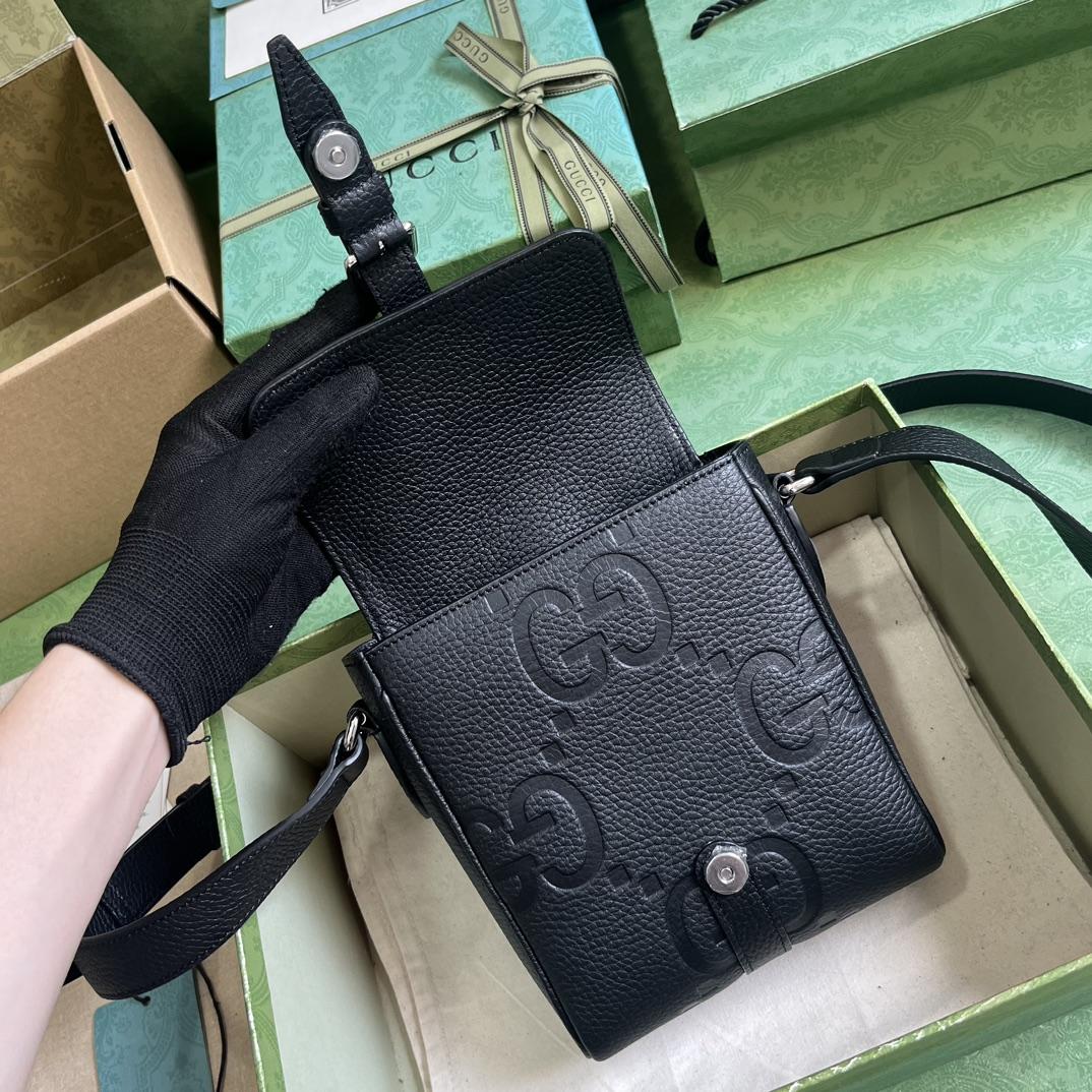 Gucci Jumbo GG Small Messenger Bag  (14.5x 18.5x 4.5cm) - DopestKickz
