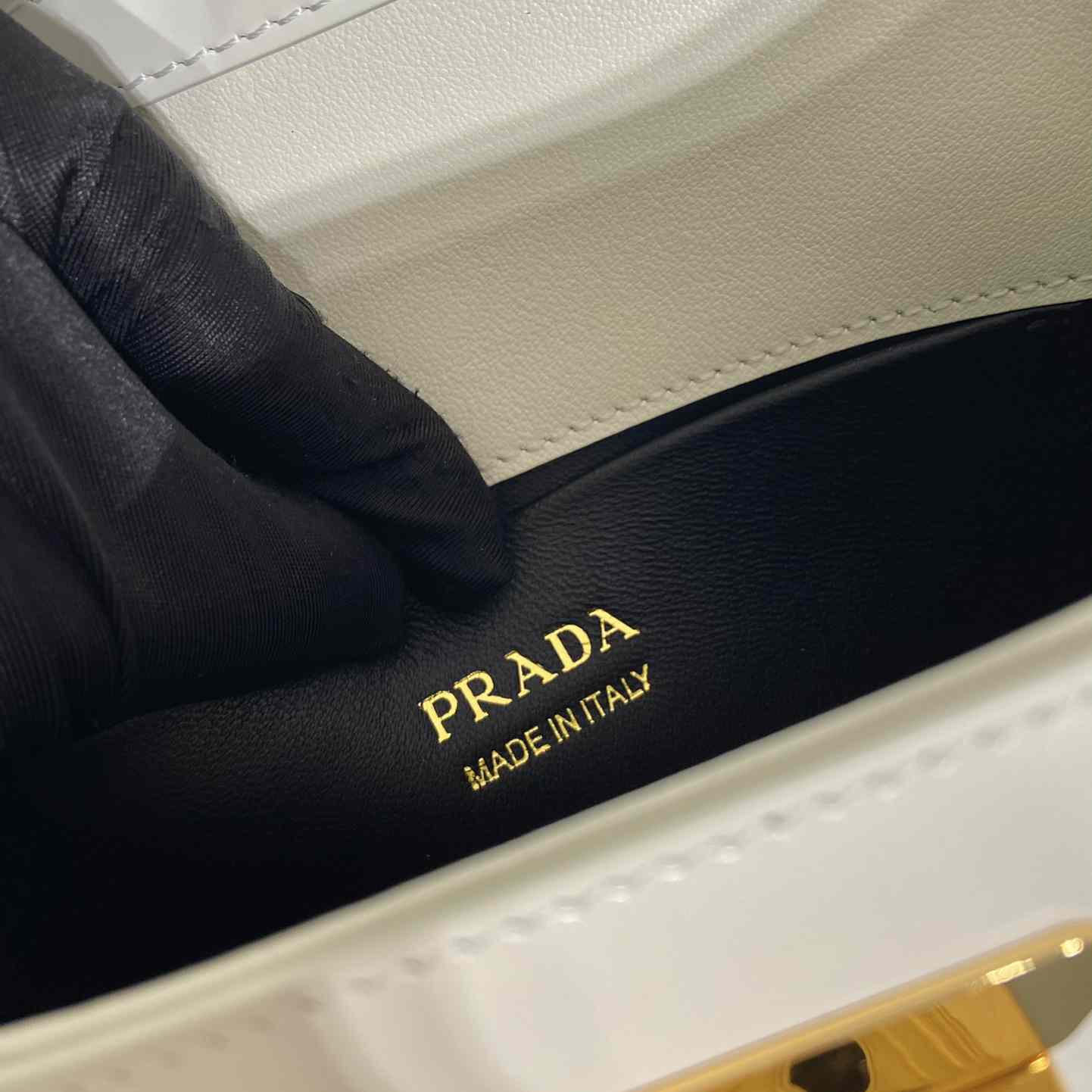 Prada Medium Brushed Leather Handbag - DopestKickz