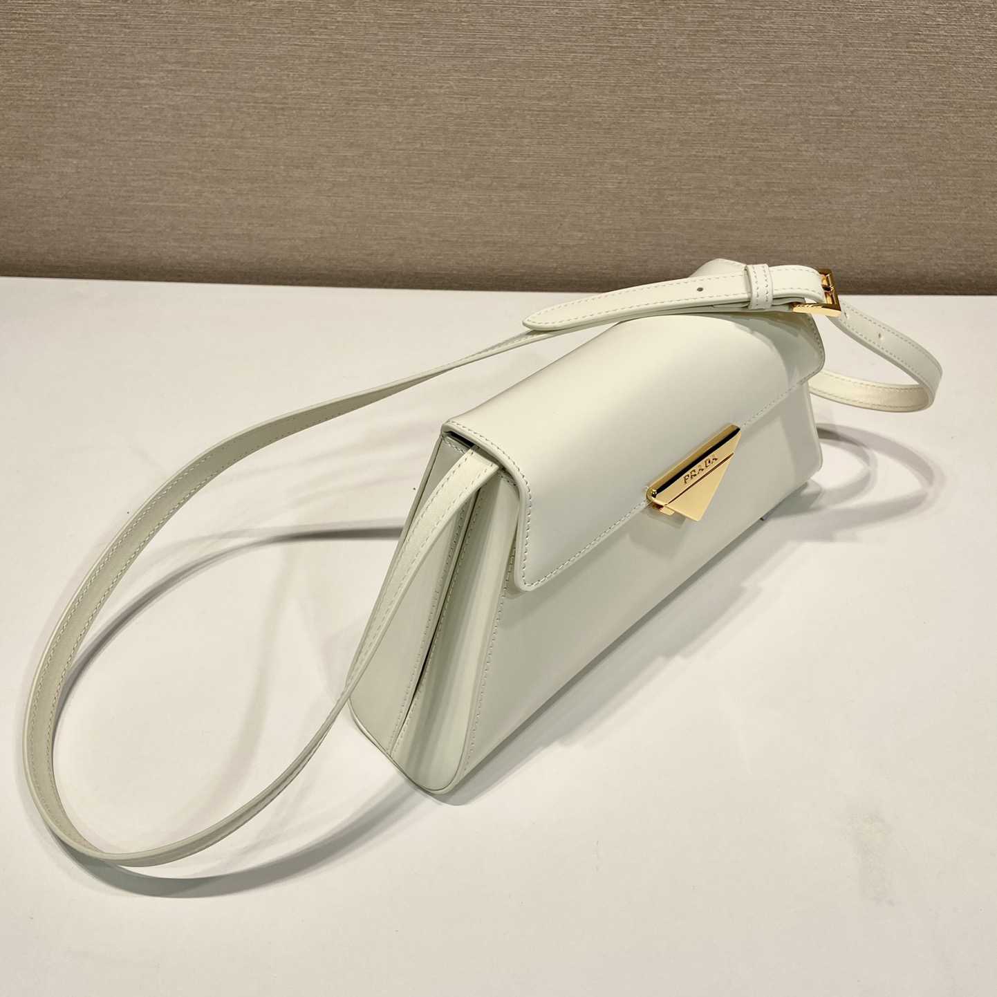 Prada Medium Brushed Leather Handbag - DopestKickz
