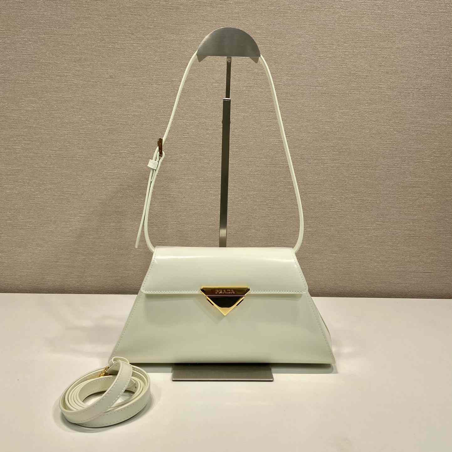 Prada Medium Brushed Leather Handbag - DopestKickz