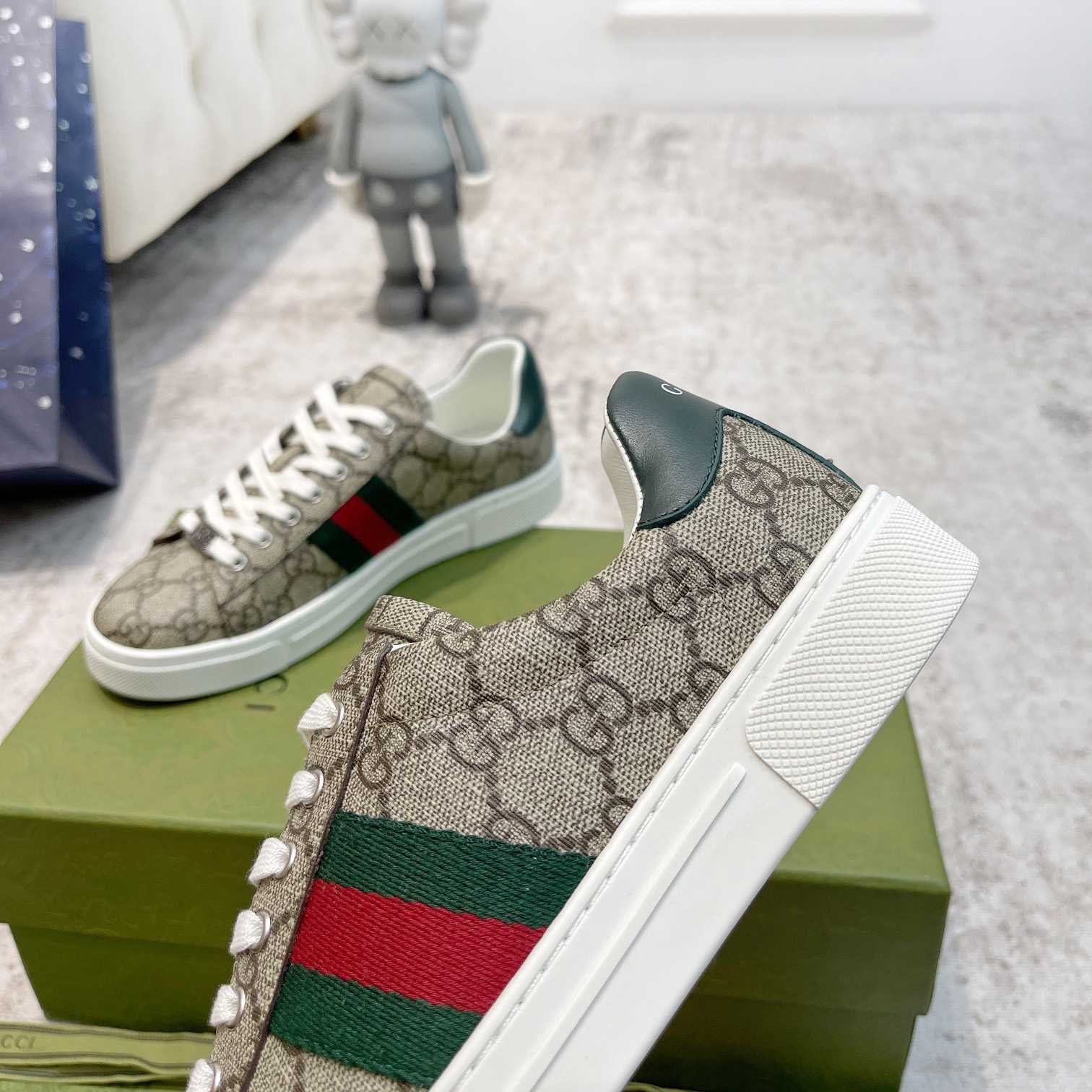 Gucci Ace Sneaker With Web - DopestKickz