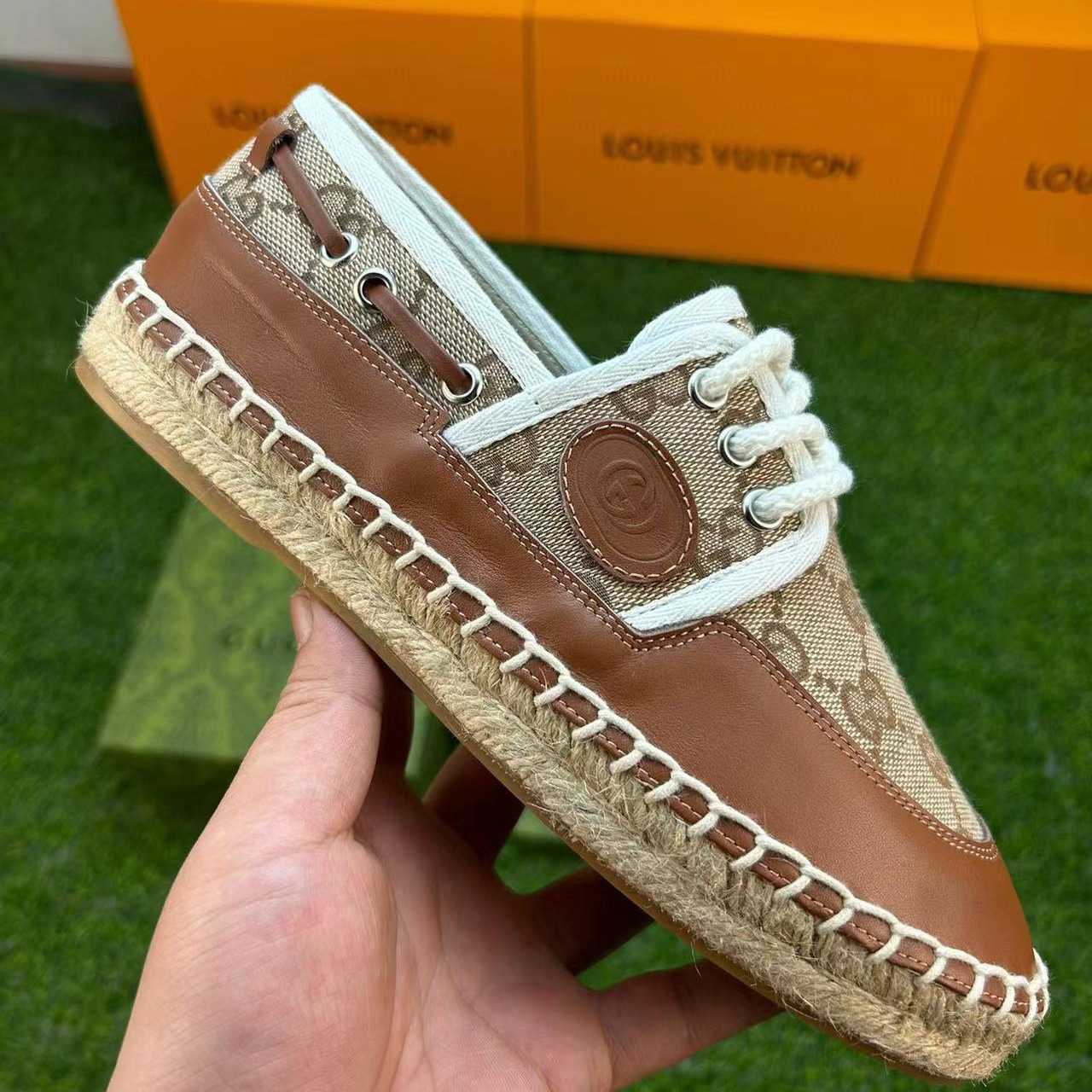 Gucci Lace-up GG Shoe - DopestKickz