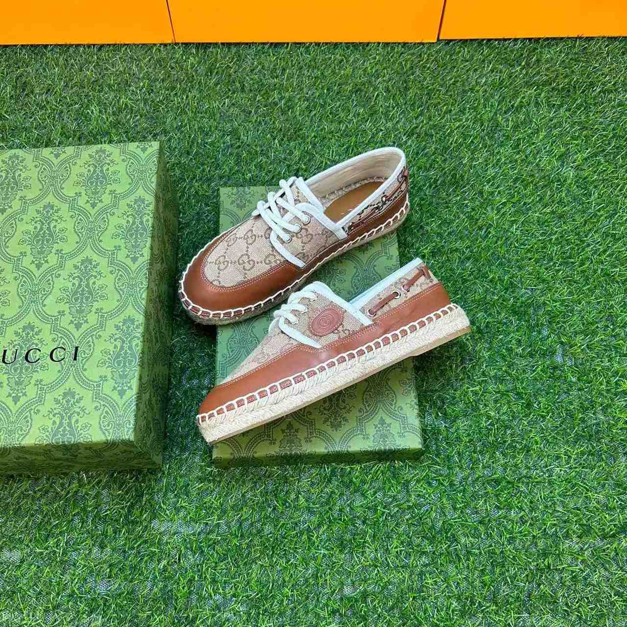 Gucci Lace-up GG Shoe - DopestKickz