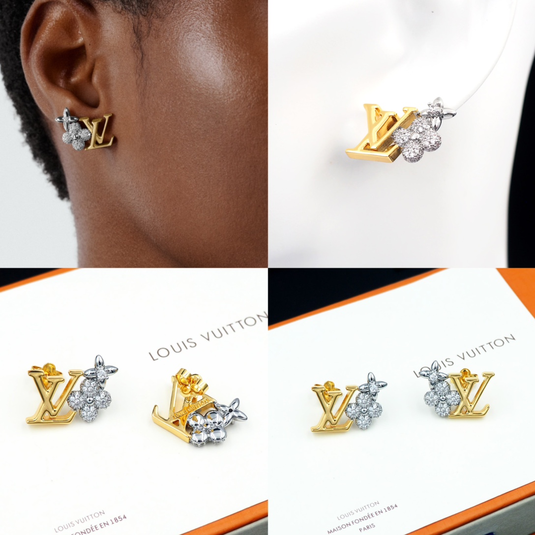 Louis Vuitto LV Gram Earrings - DopestKickz