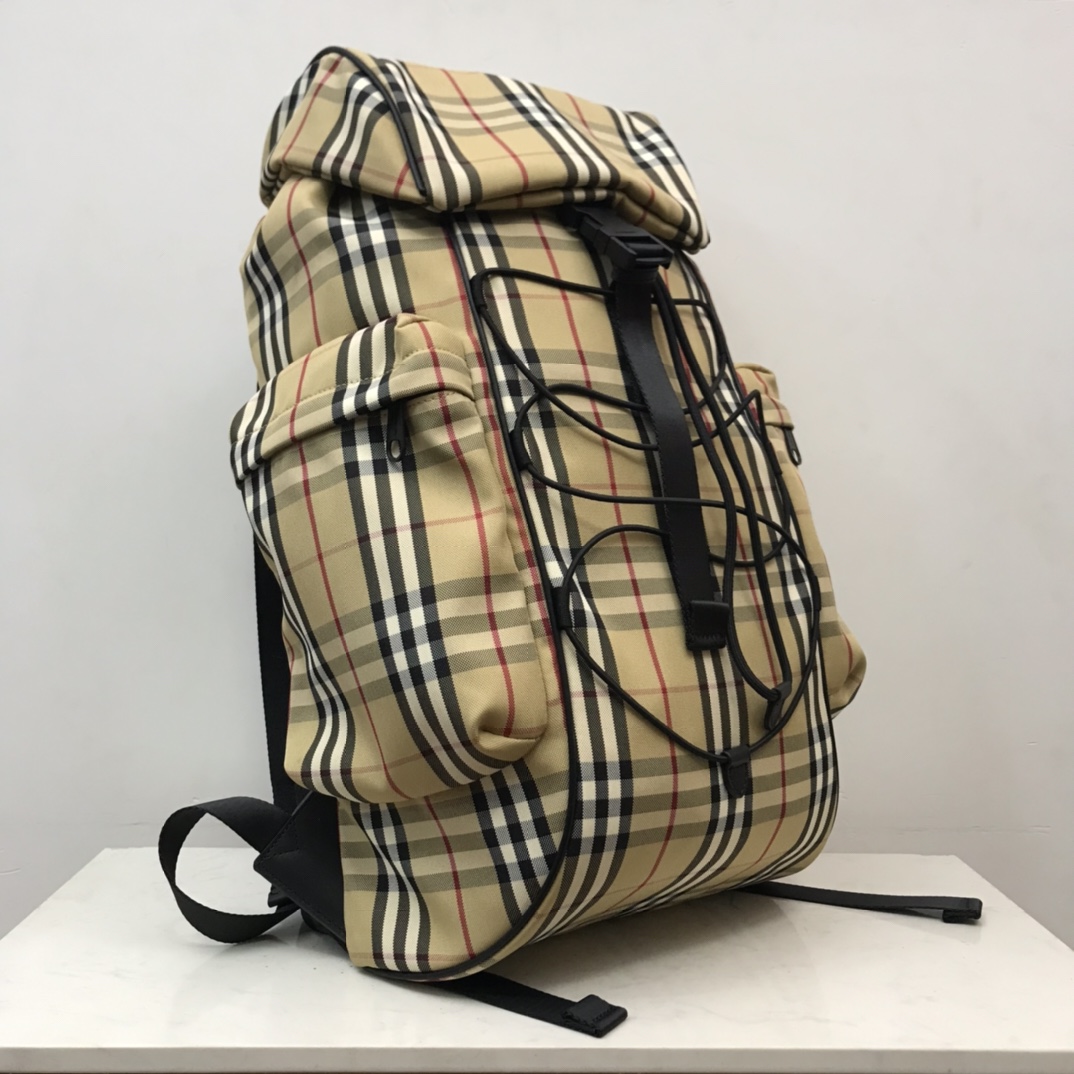 Burberry Murray Archive Check Drawstring Fasten Backpack (30 x 17 x 50cm) - DopestKickz