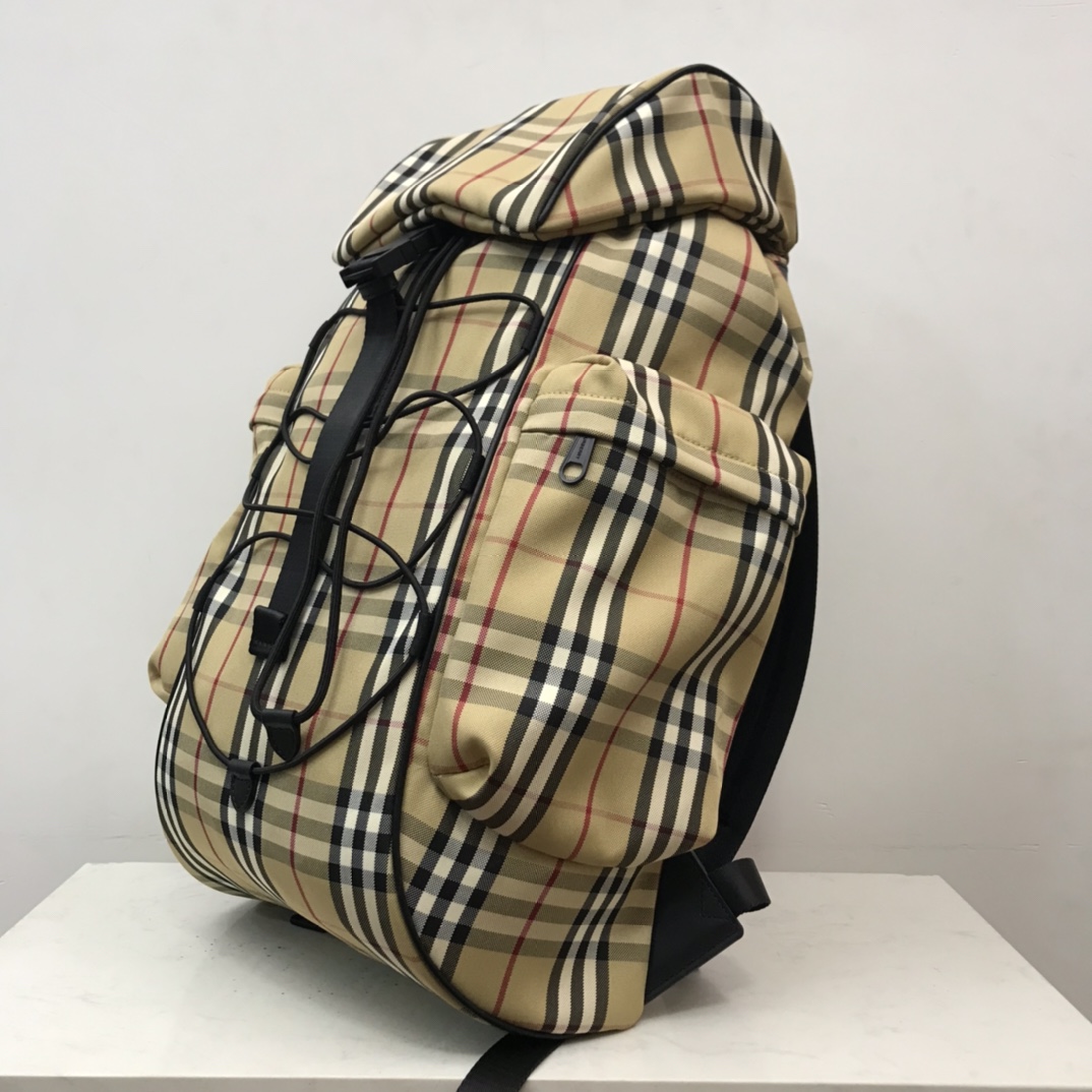 Burberry Murray Archive Check Drawstring Fasten Backpack (30 x 17 x 50cm) - DopestKickz