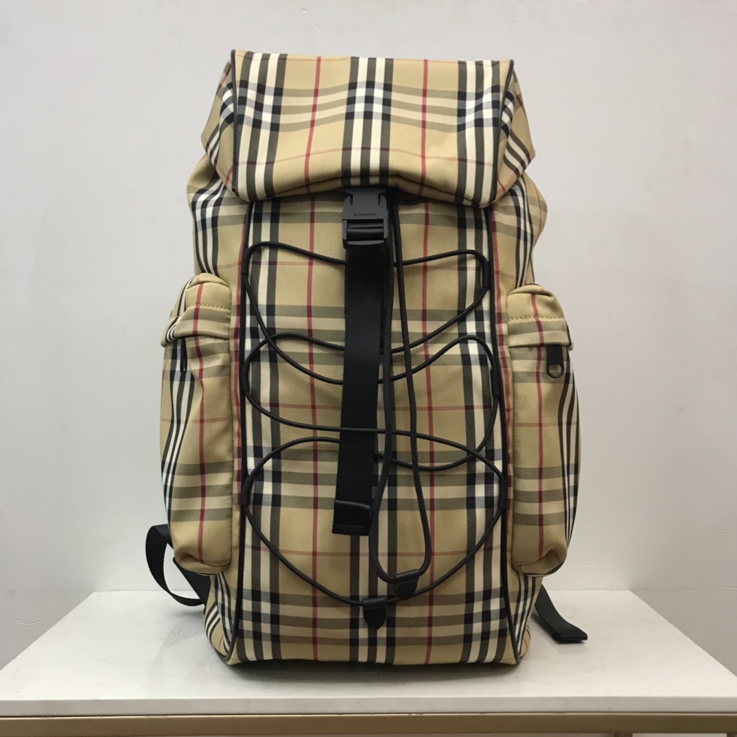 Burberry Murray Archive Check Drawstring Fasten Backpack (30 x 17 x 50cm) - DopestKickz