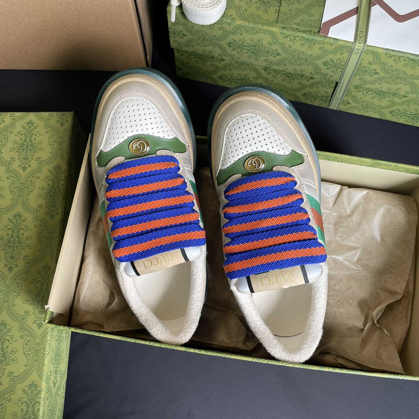 Gucci Screener Sneaker With Web - DopestKickz
