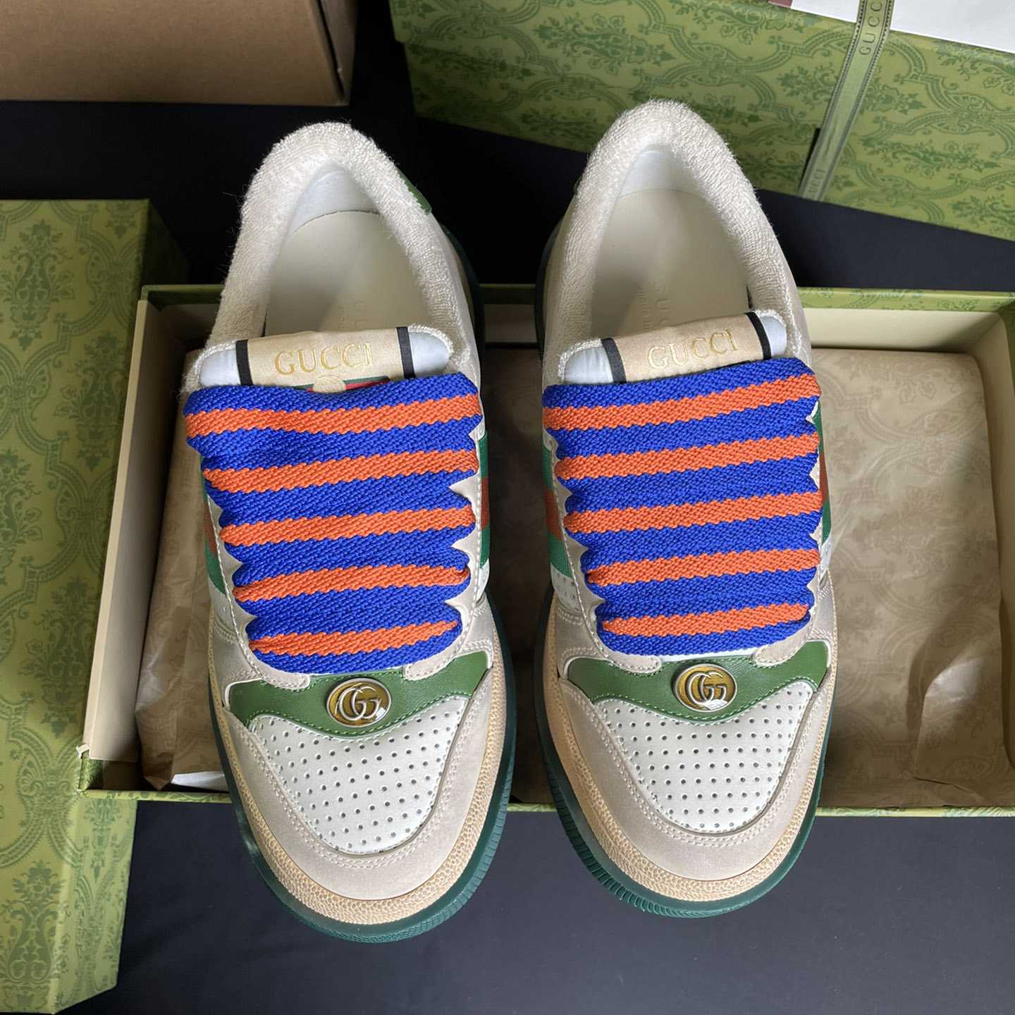 Gucci Screener Sneaker With Web - DopestKickz