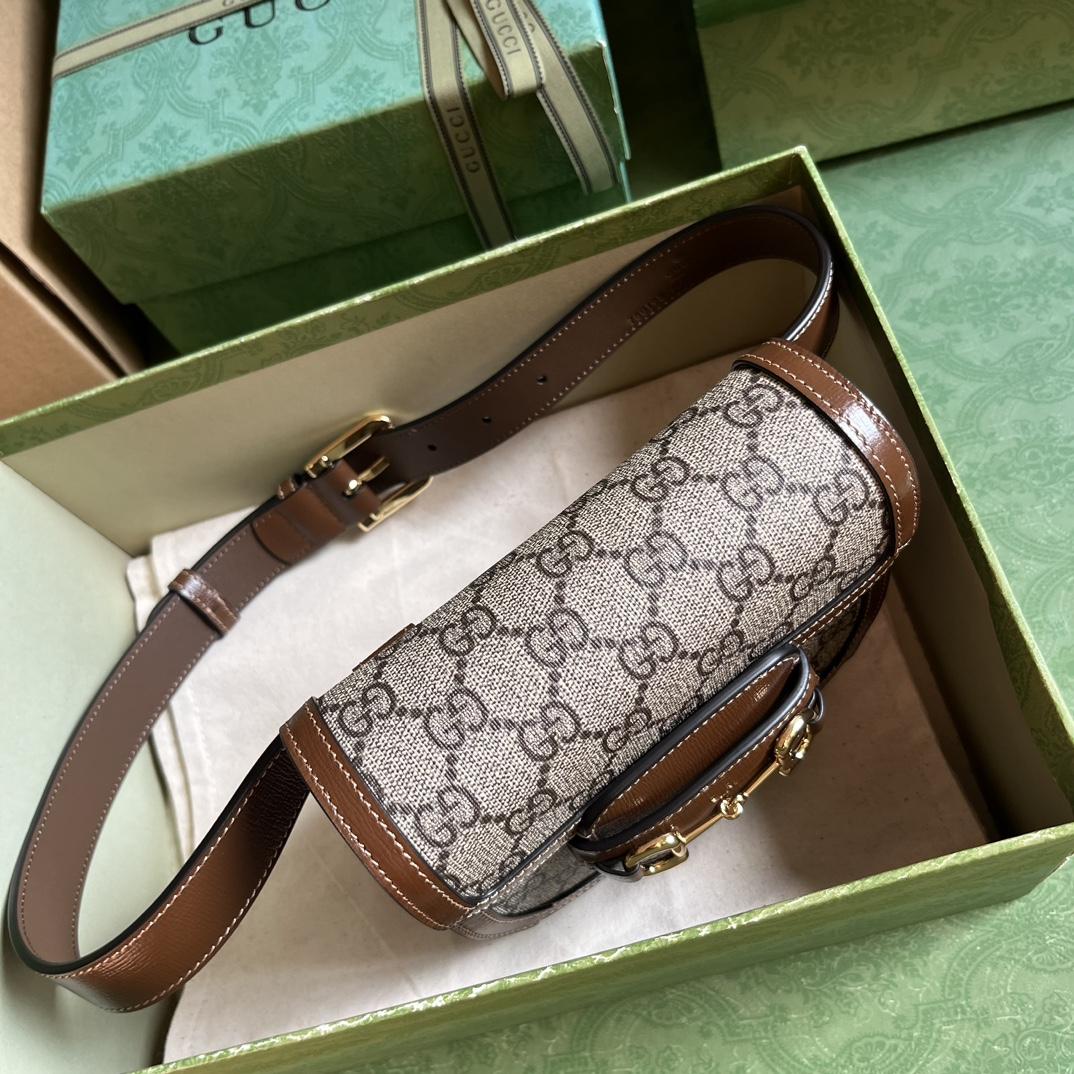 Gucci Horsebit 1955 rounded Belt Bag (16x 13x 6.5cm) - DopestKickz