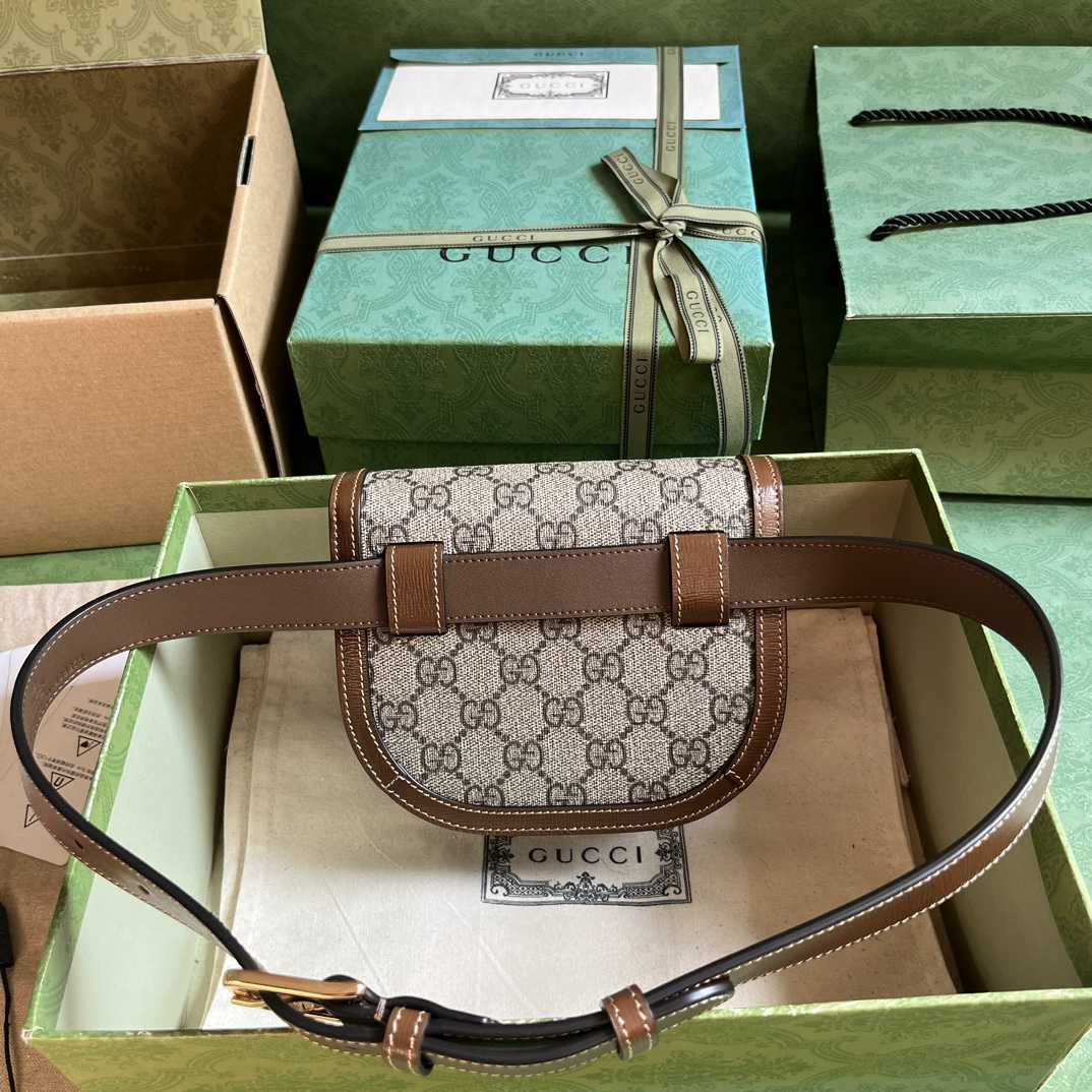 Gucci Horsebit 1955 rounded Belt Bag (16x 13x 6.5cm) - DopestKickz