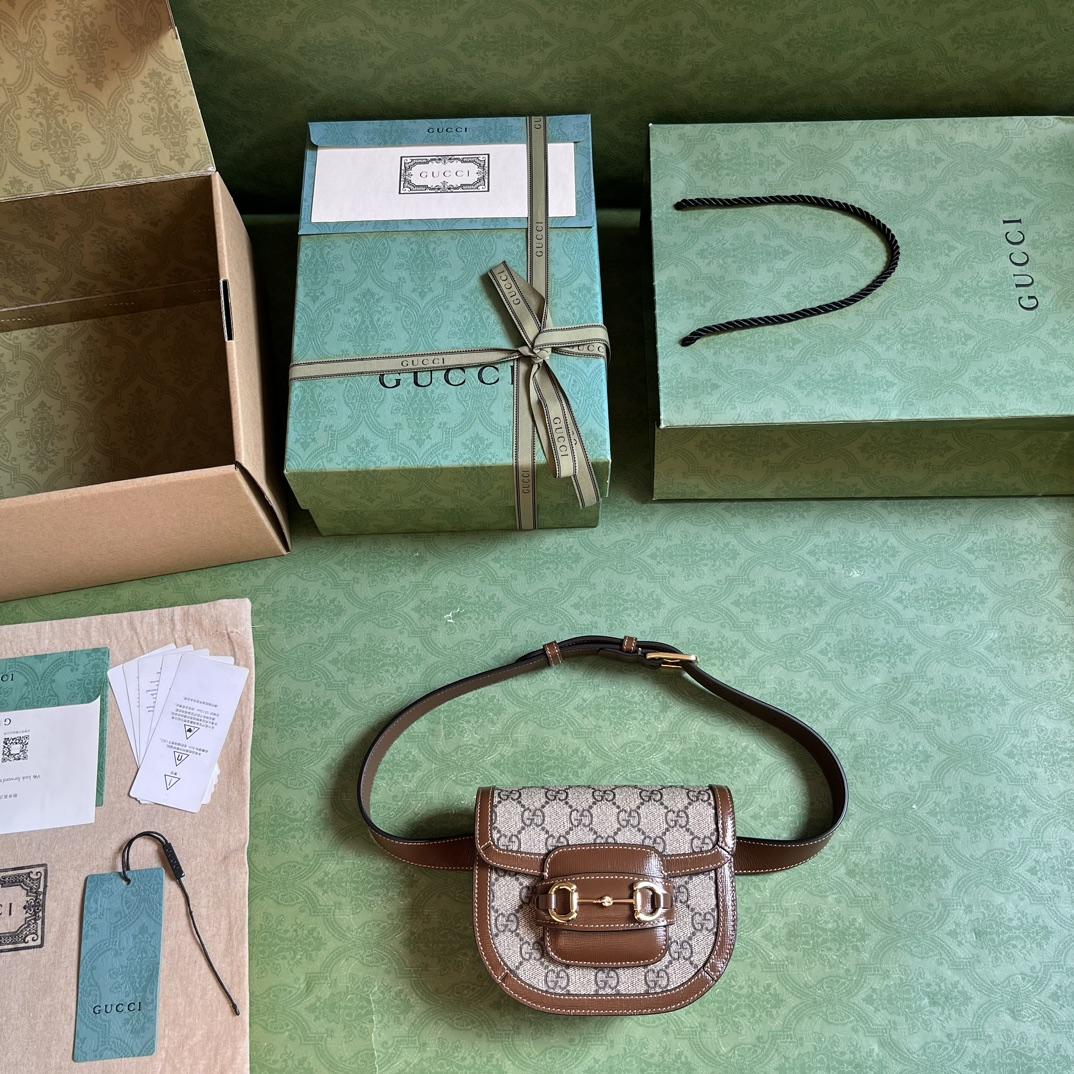 Gucci Horsebit 1955 rounded Belt Bag (16x 13x 6.5cm) - DopestKickz
