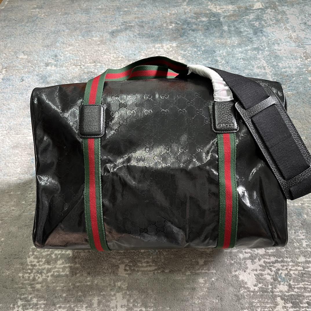Gucci Maxi Duffle Bag With Web(45.5x 29x 27cm) - DopestKickz