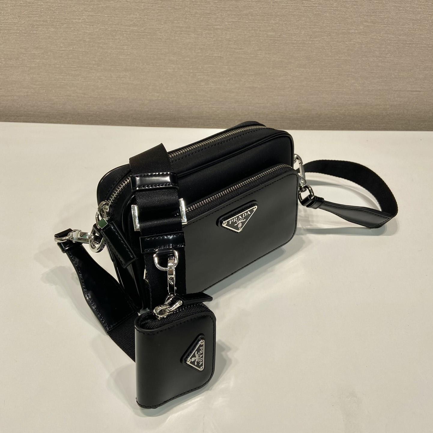 Prada Re-Nylon And Brushed Leather Shoulder Bag - DopestKickz