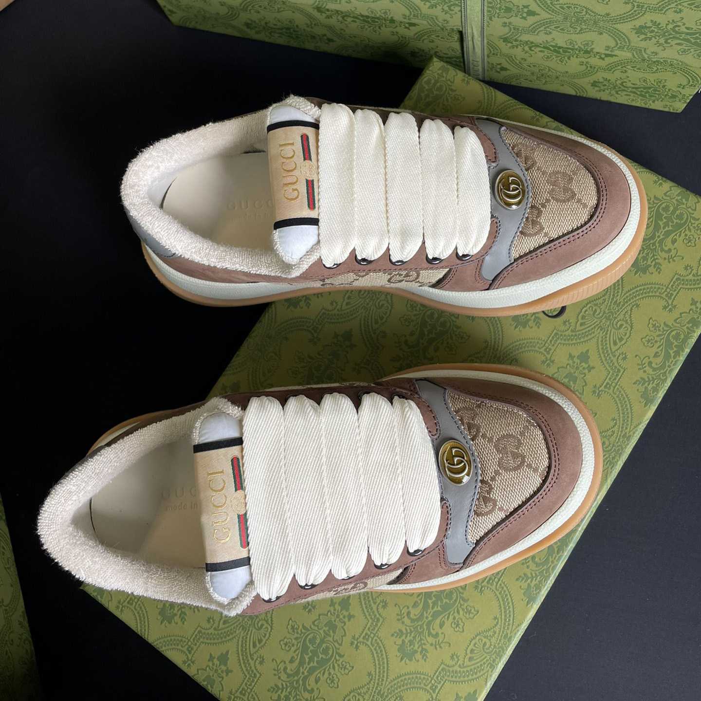 Gucci Men's Screener GG Sneaker  - DopestKickz