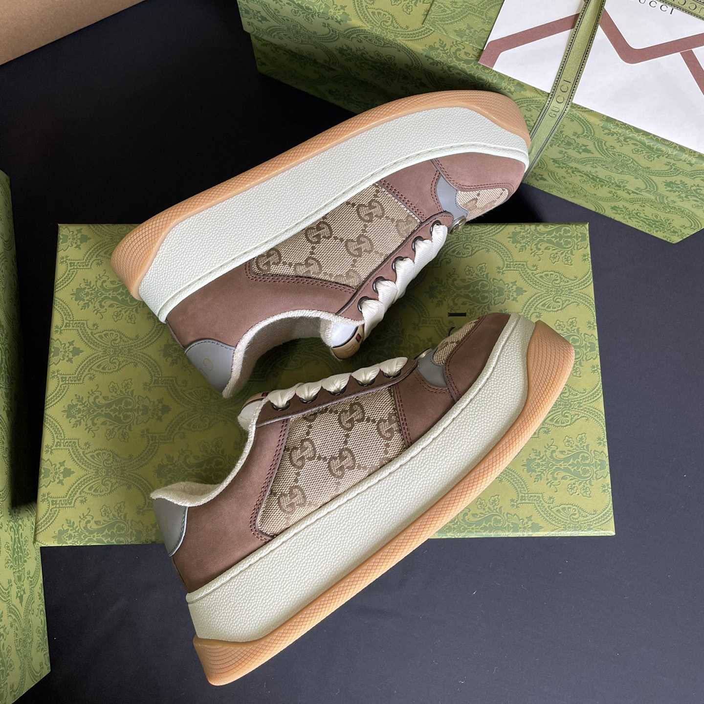 Gucci Men's Screener GG Sneaker  - DopestKickz