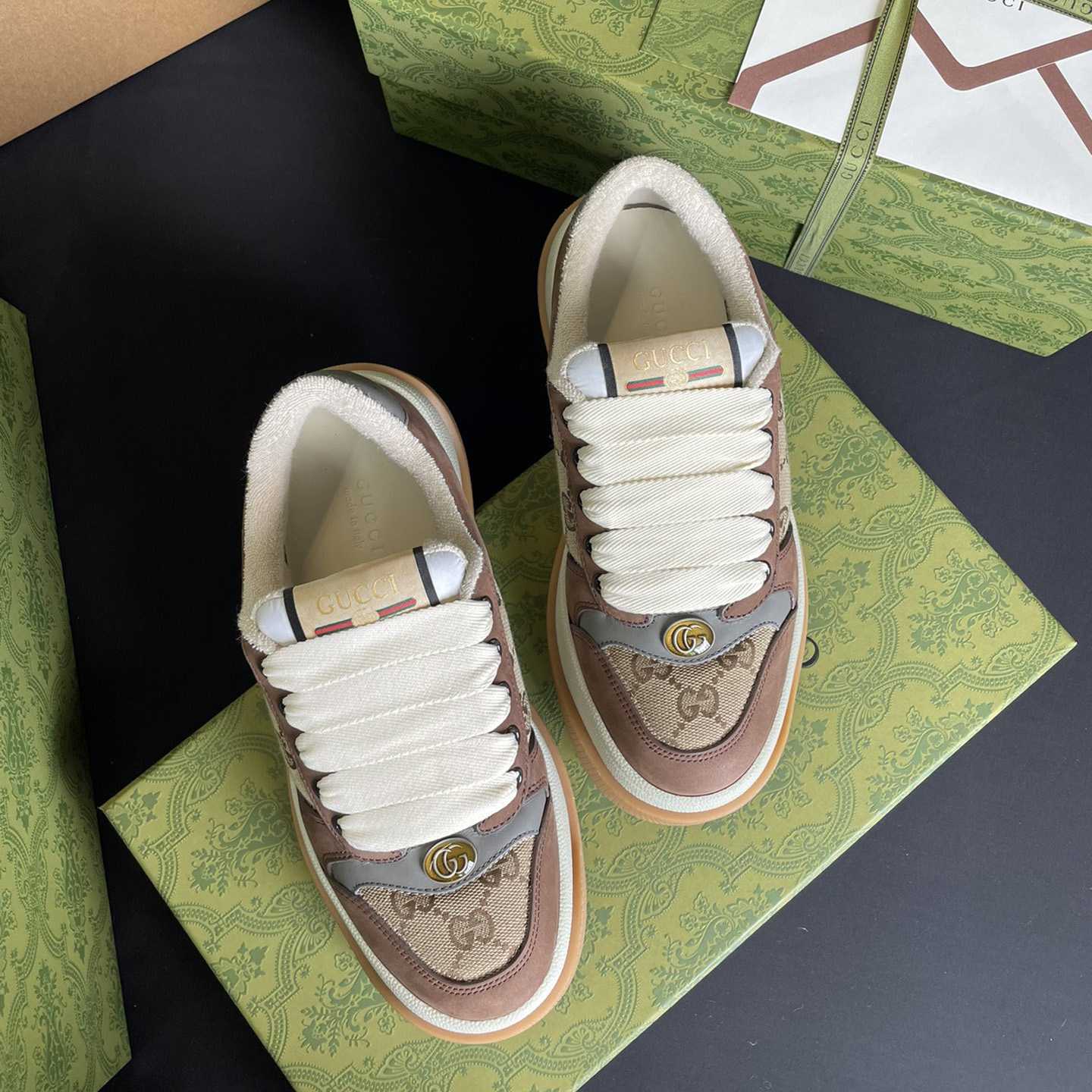 Gucci Men's Screener GG Sneaker  - DopestKickz