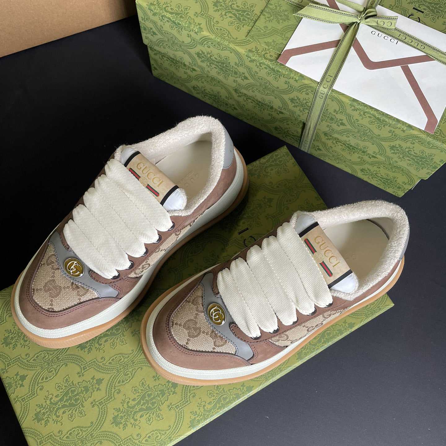 Gucci Men's Screener GG Sneaker  - DopestKickz