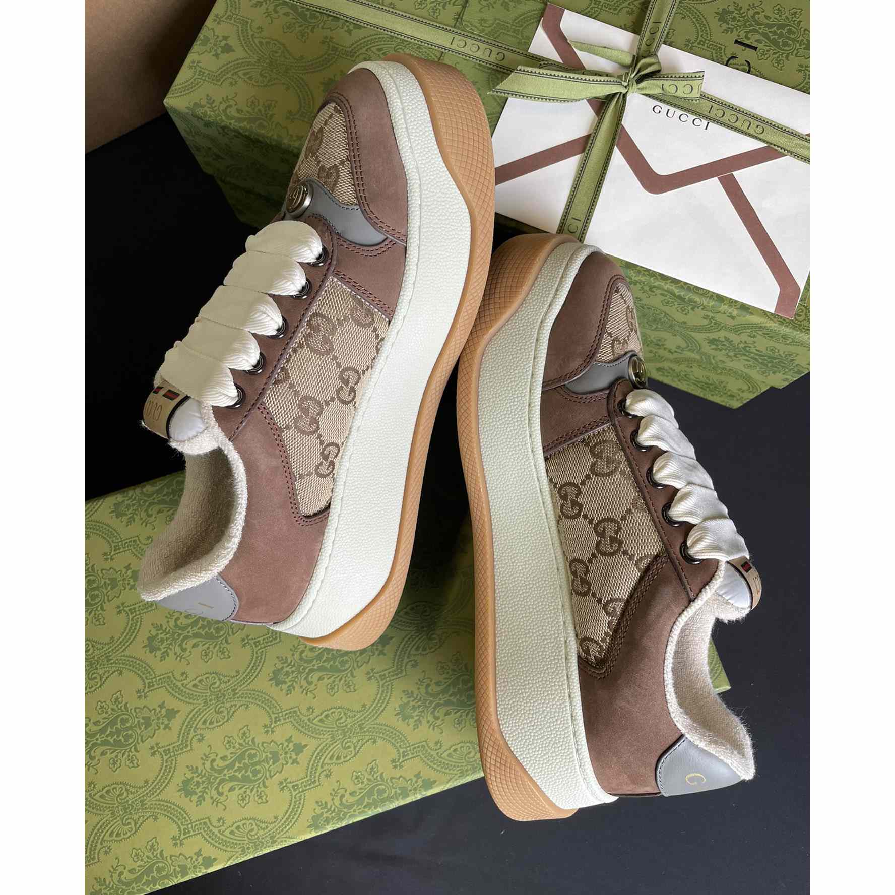 Gucci Men's Screener GG Sneaker  - DopestKickz