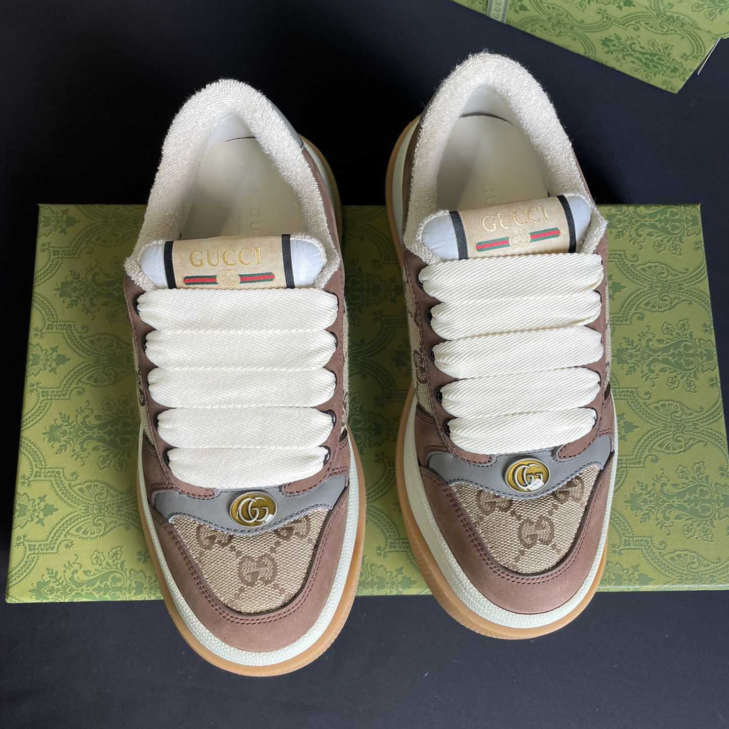 Gucci Men's Screener GG Sneaker  - DopestKickz