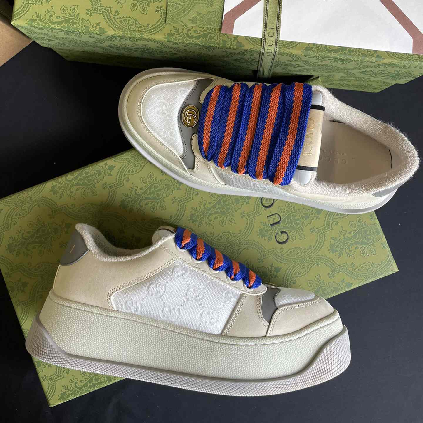 Gucci Men's Screener GG Sneaker  - DopestKickz