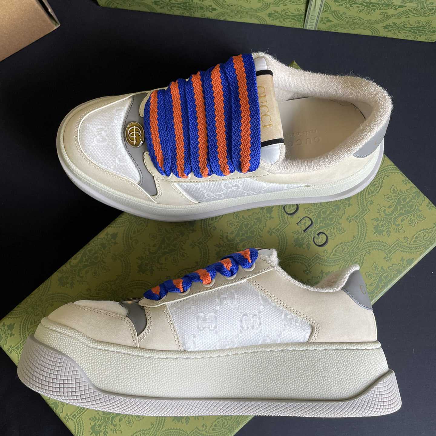 Gucci Men's Screener GG Sneaker  - DopestKickz