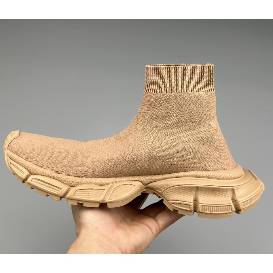 Balenciaga 3XL Sock Recycled Knit Sneaker In Beige  - DopestKickz