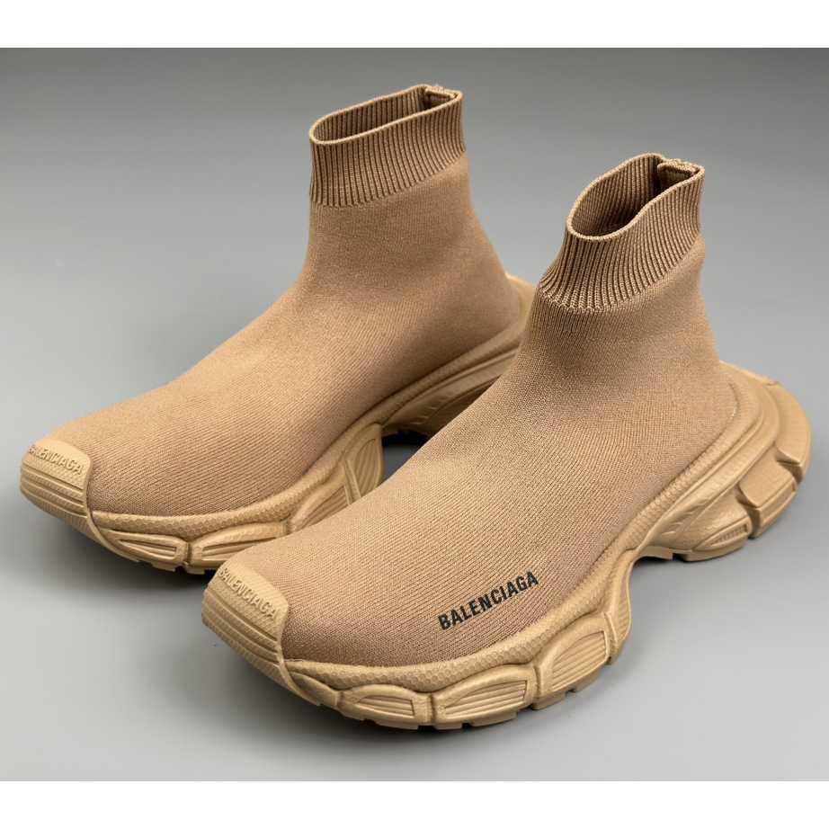 Balenciaga 3XL Sock Recycled Knit Sneaker In Beige  - DopestKickz