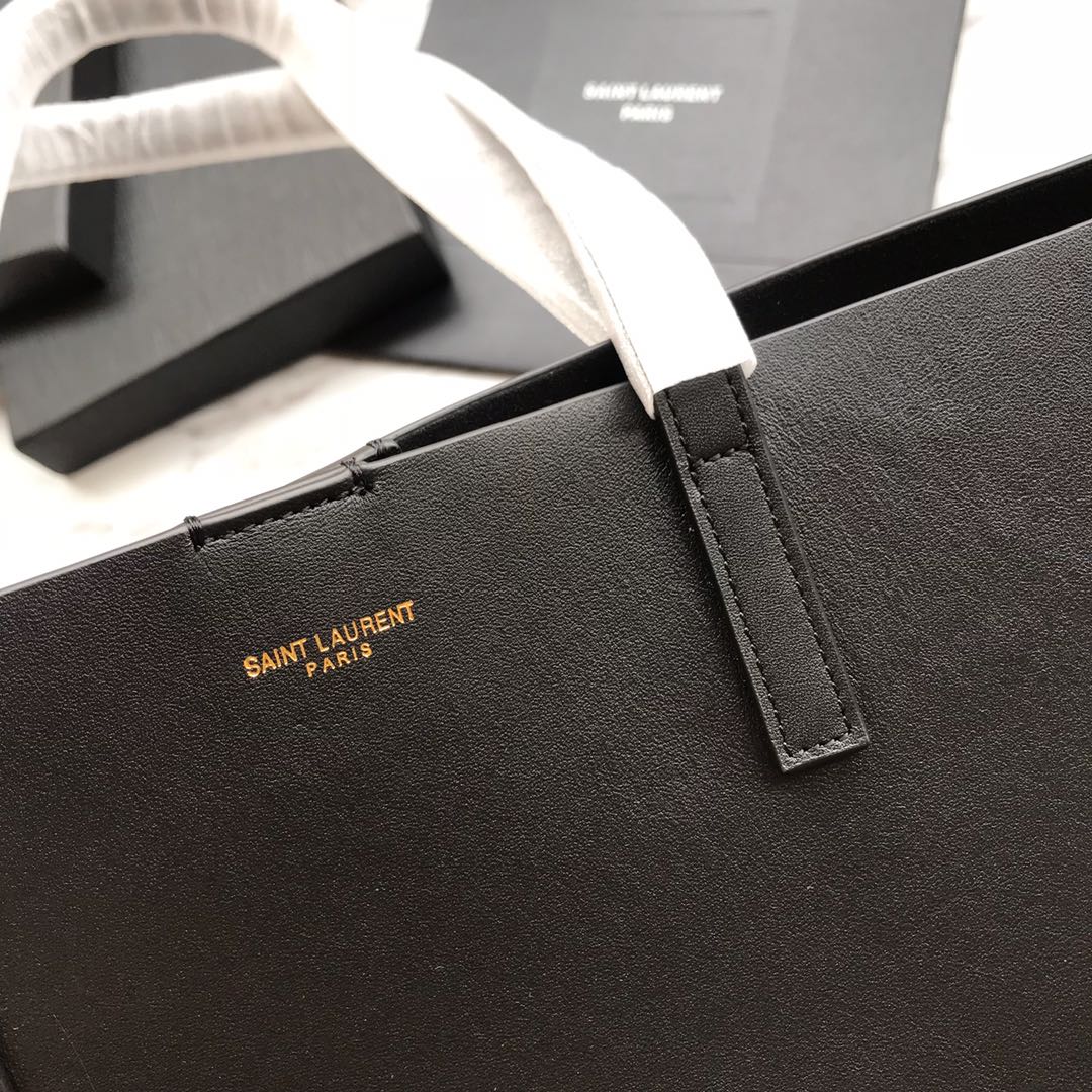 Saint Laurent Shopping Bag In Supple Leather (38x28x13cm) - DopestKickz