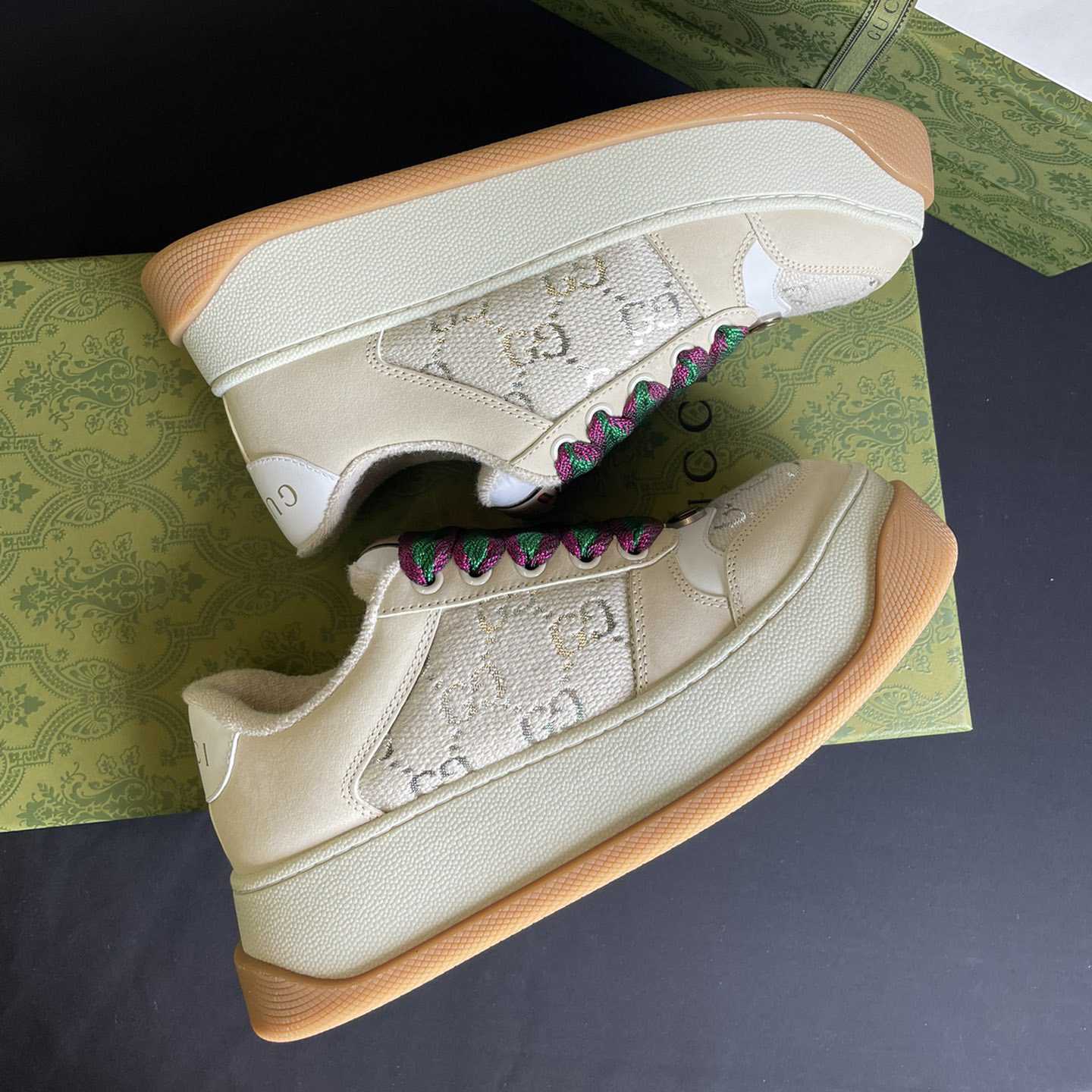 Gucci Women's Screener Sneaker - DopestKickz