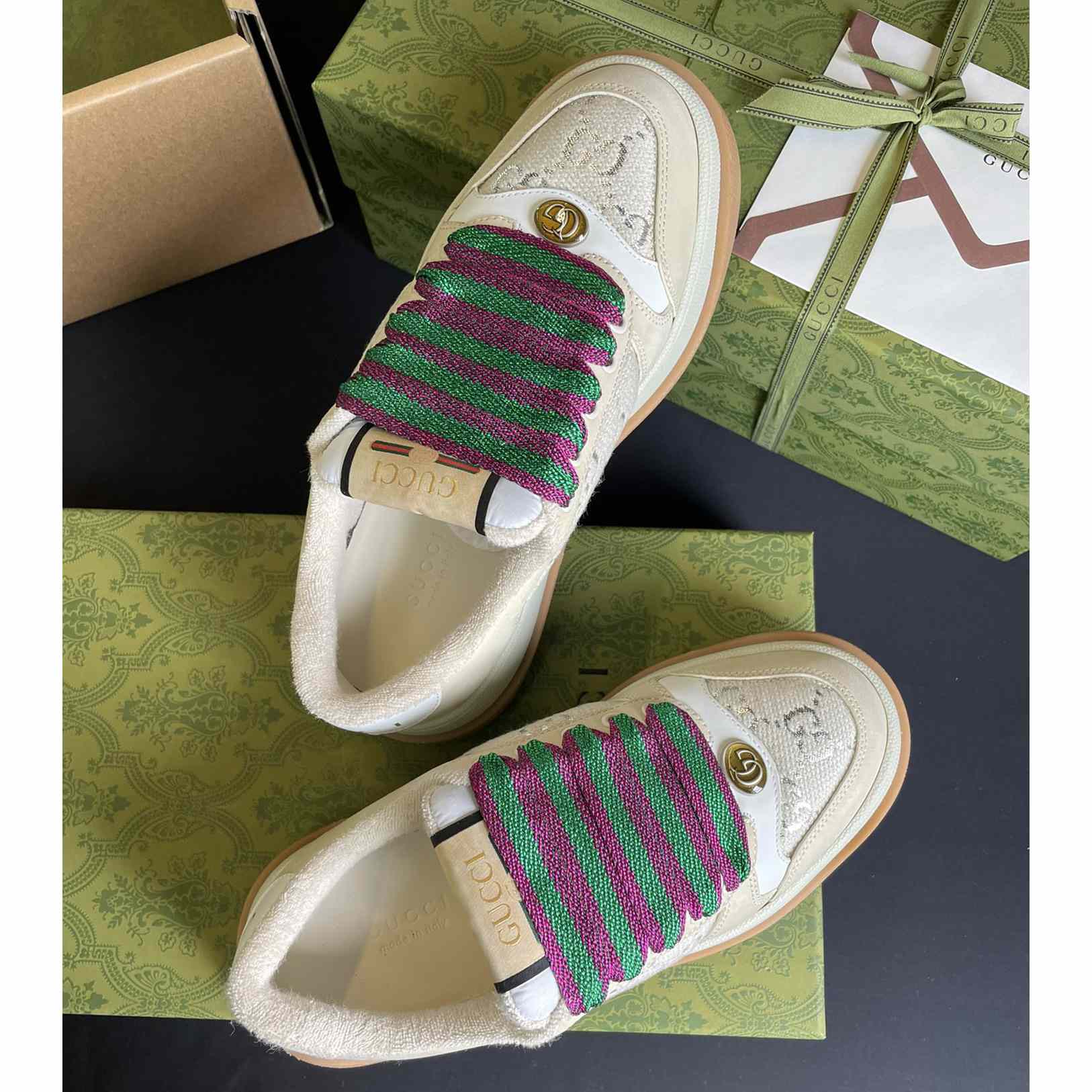 Gucci Women's Screener Sneaker - DopestKickz